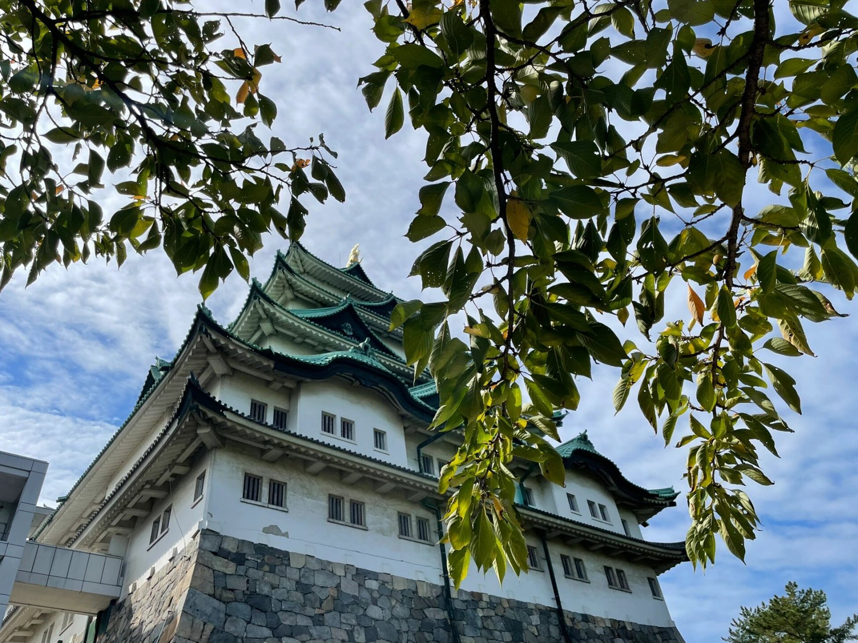 大阪城,名古屋城,姬路城 图1～2 大阪城天守阁外观,在天守阁最顶楼