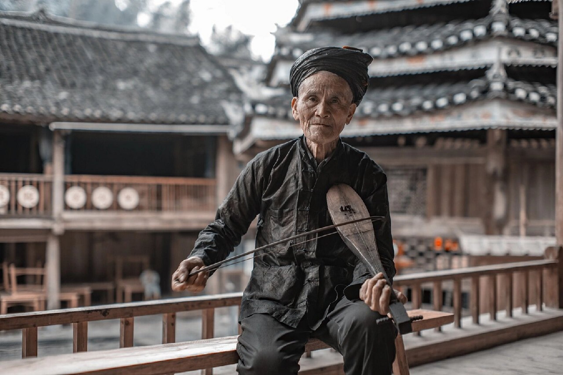 牛腿琴是什么神仙乐器 中国·贵州·侗族   2021·5 牛腿琴,因外形像