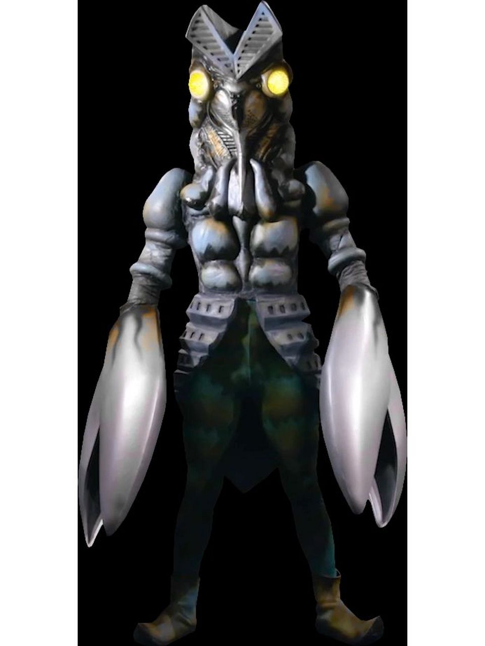 巴尔坦星人(初代奥特曼怪兽图鉴2) 别名:宇宙忍者 身高:50米 体重