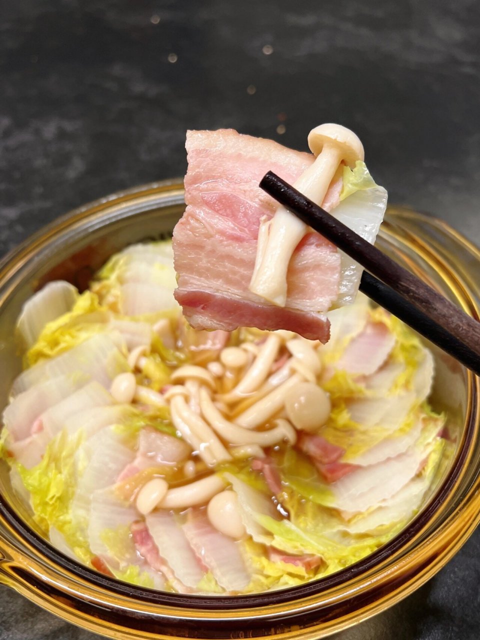 一人食【培根白菜煲】,鲜甜到我想鼓掌07 一个人周末在家不想叫外卖