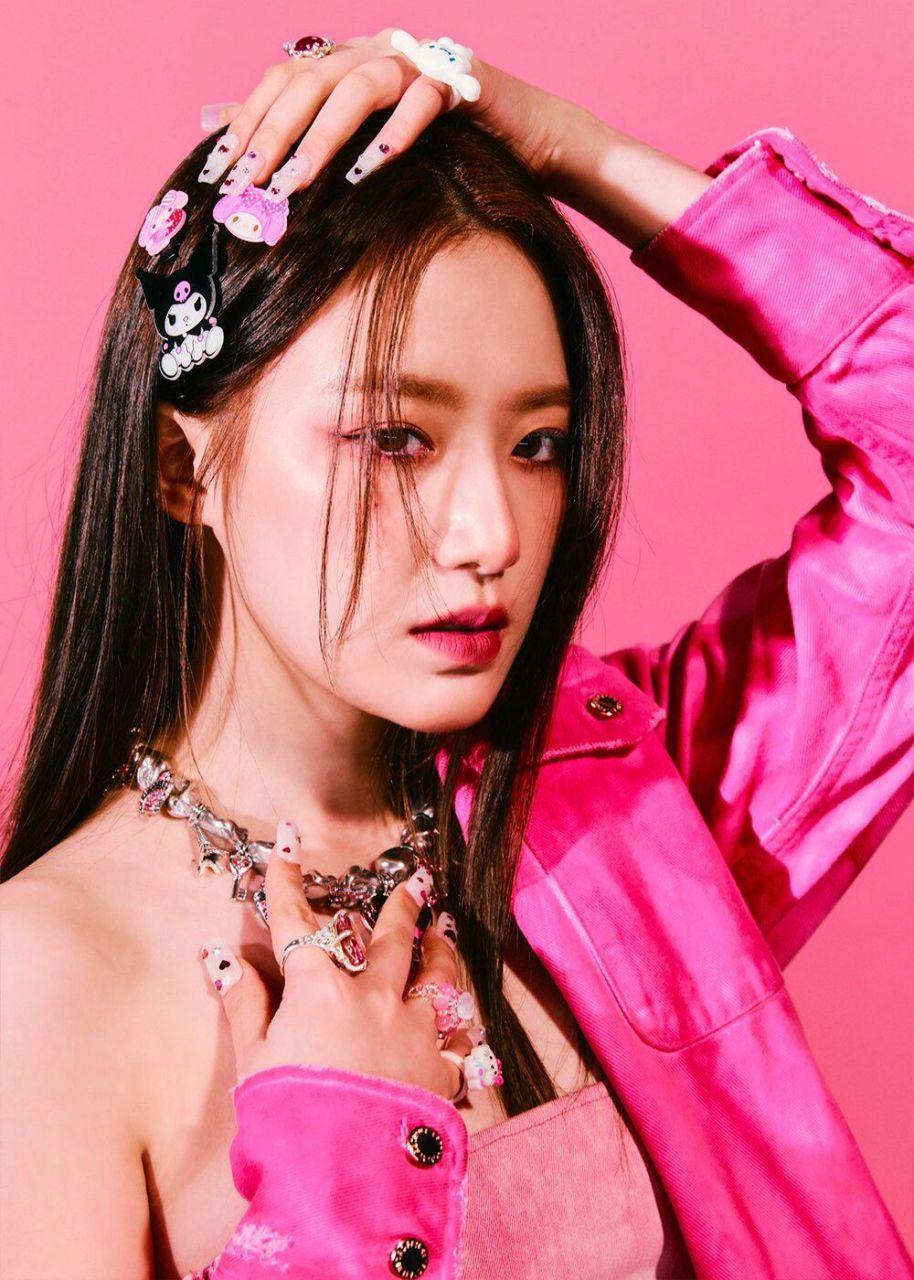 叶舒华美甲97|gidle回归ifeel舒华乳白美甲 97:concept_j.sol