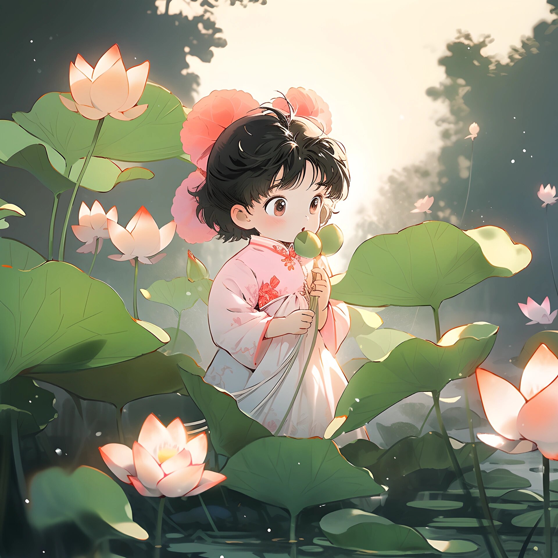 荷其幸运,好运莲莲