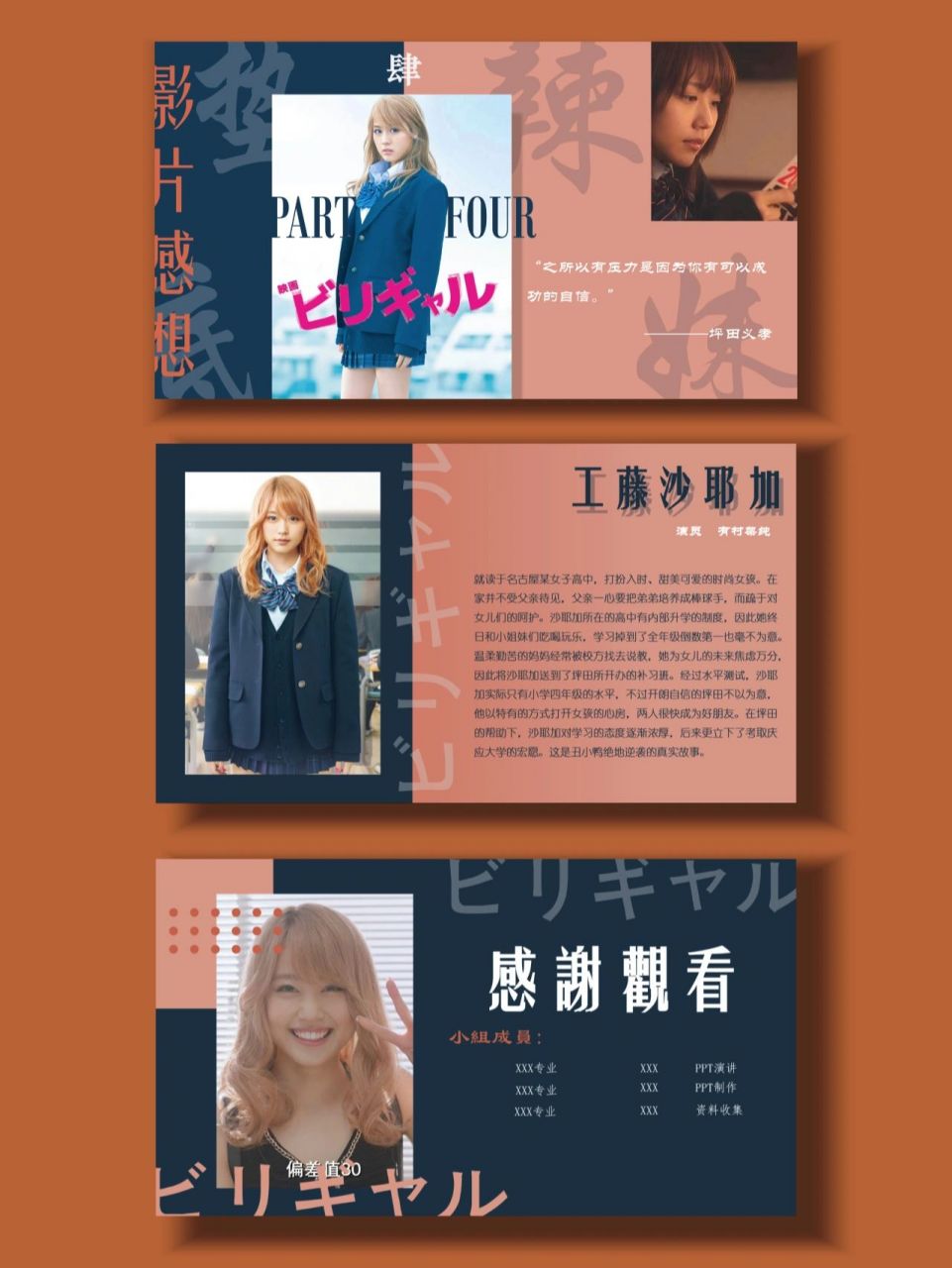 分享9615垫底辣妹电影赏析ppt 要不是真的太喜欢电影90 我是