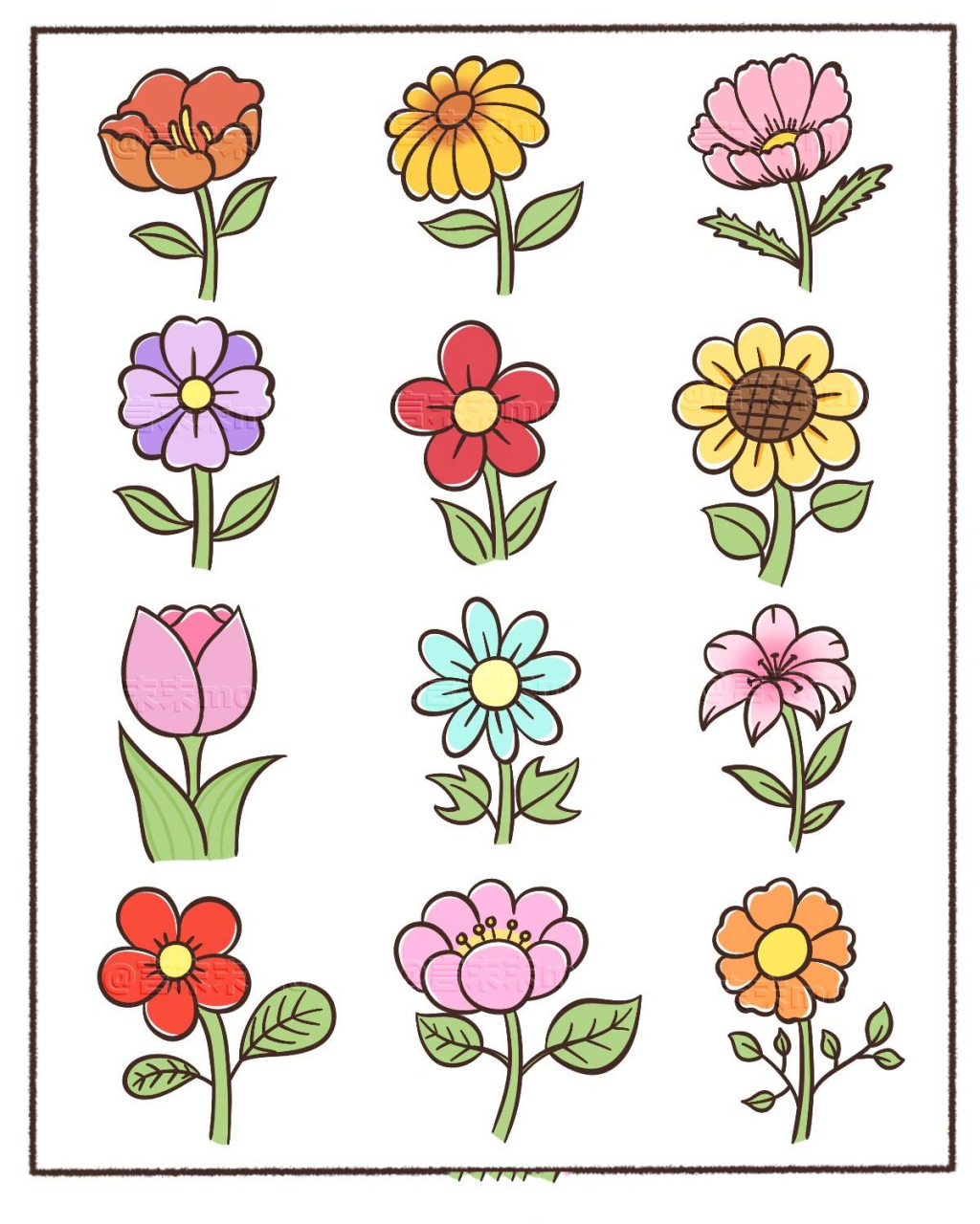 春天的花|画画打卡第39天