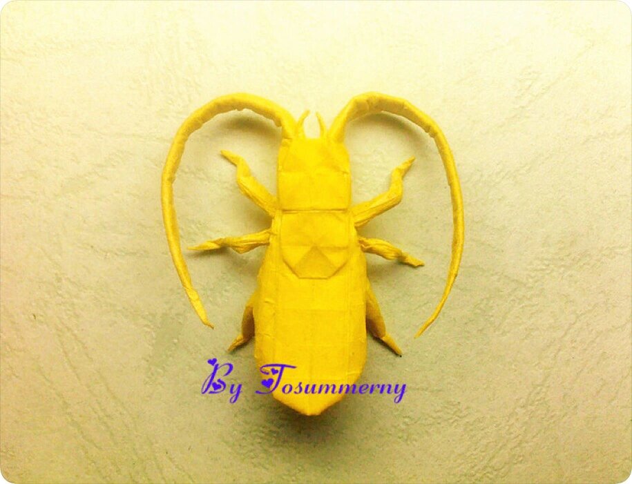 现代折纸欣赏～天牛