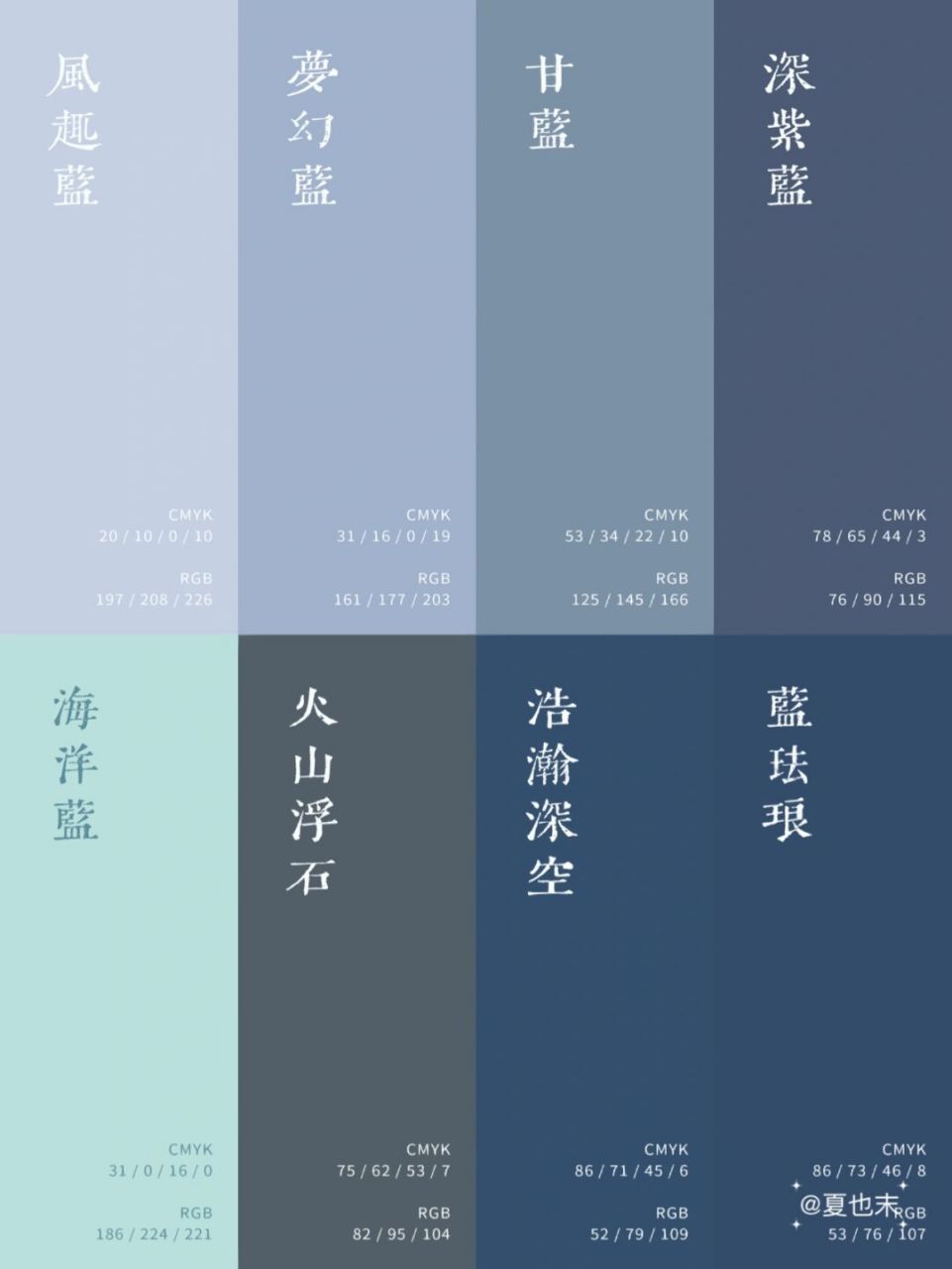 78超好看的莫兰迪纯色壁纸鸭-蓝色系(四) 78莫兰迪色也太温柔了吧