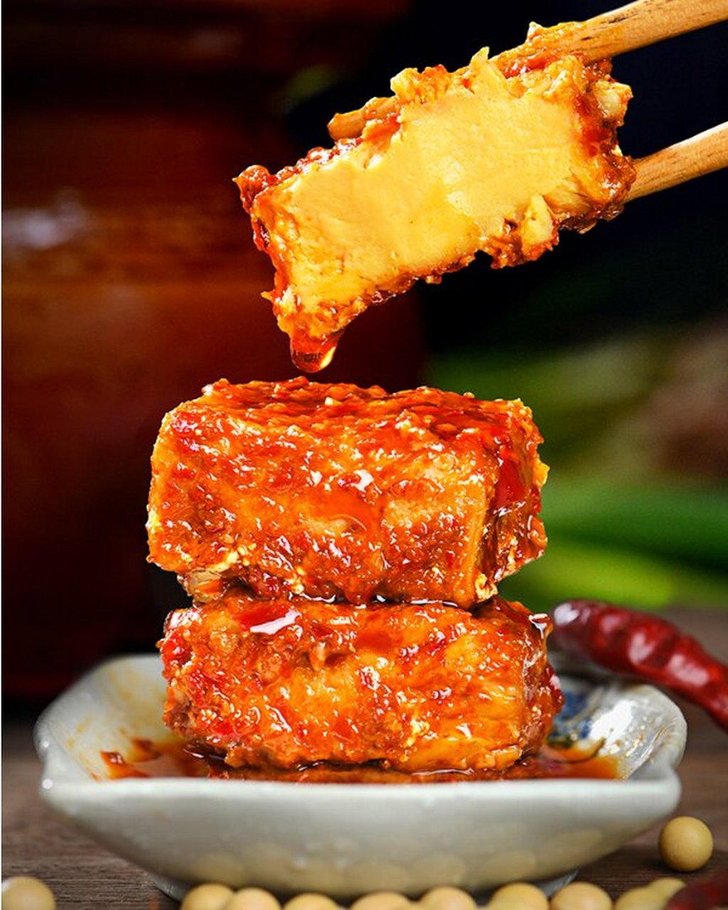 云南省特产 - 牟定腐乳 明末清初,牟定县开始做豆腐,有新鲜豆腐,霉