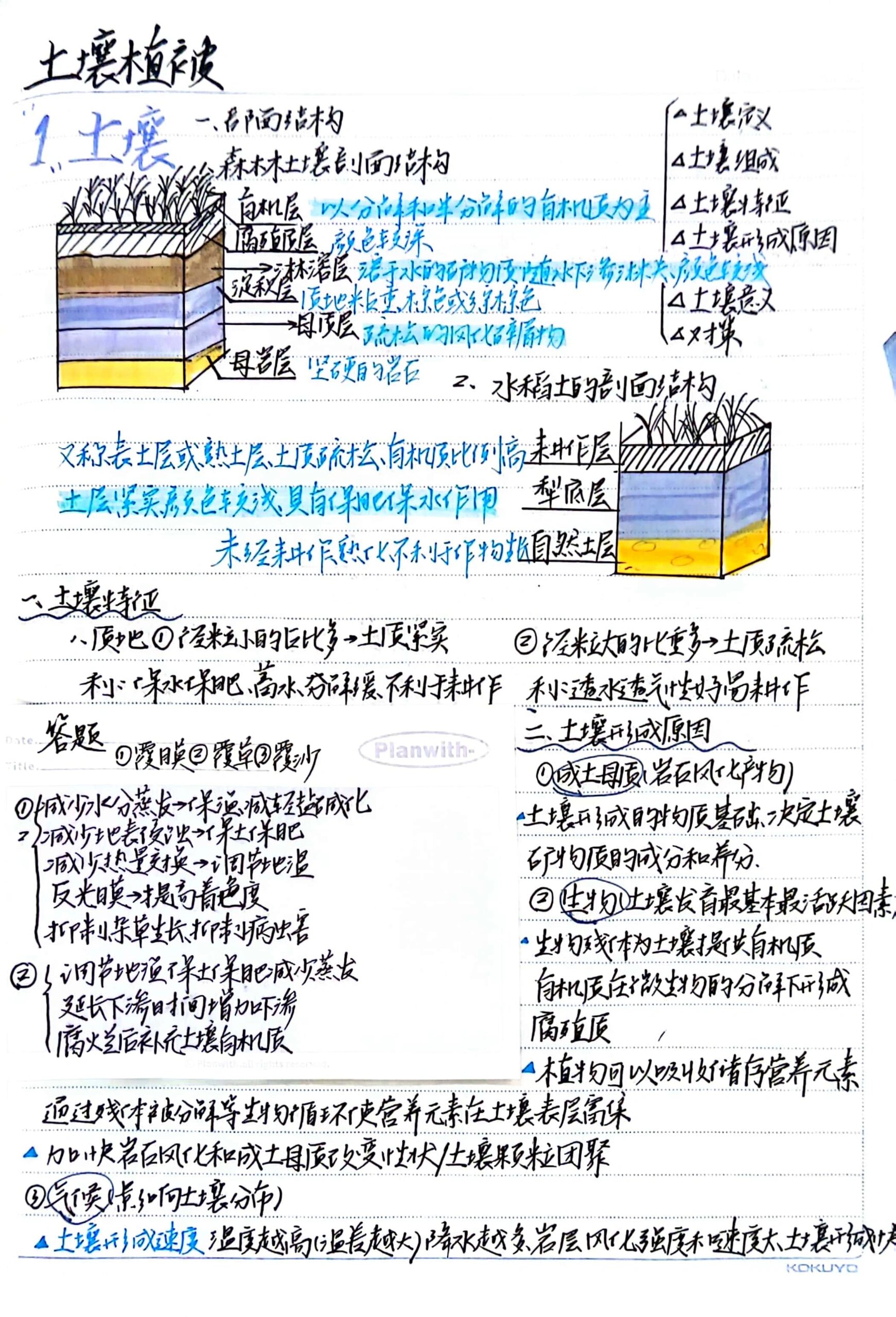 土壤垂直结构图片