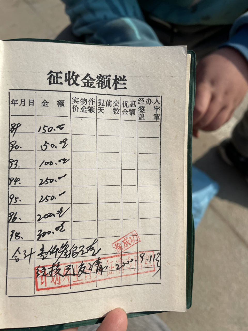 二胎罚款单   	 现在多地都鼓励生三胎 还有奖金 可是30年前 生个二胎