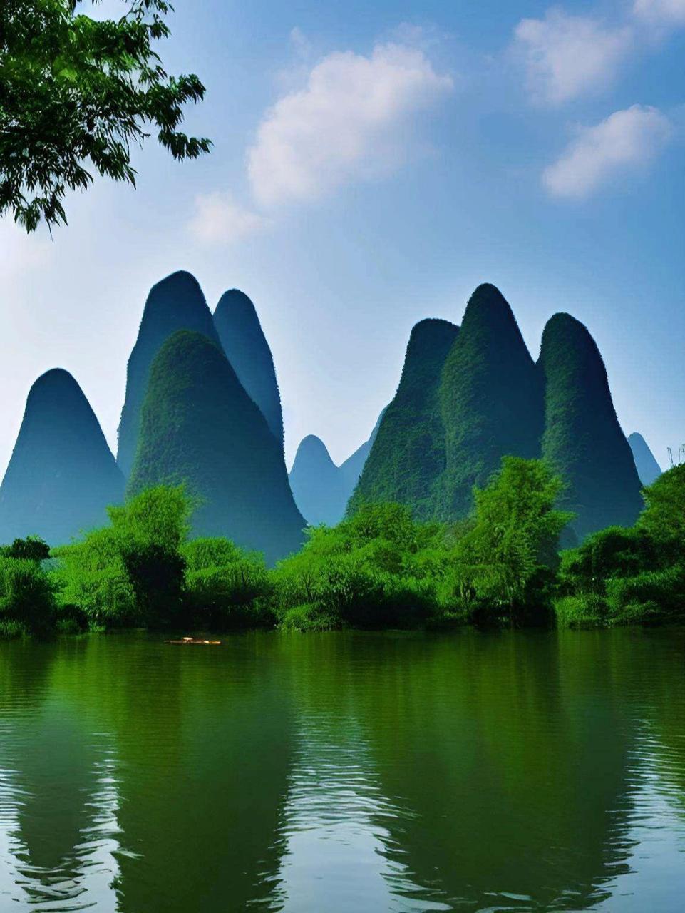 一起享受大自然的美 治愈系风景 桂林山水甲天下 人间仙境美如画