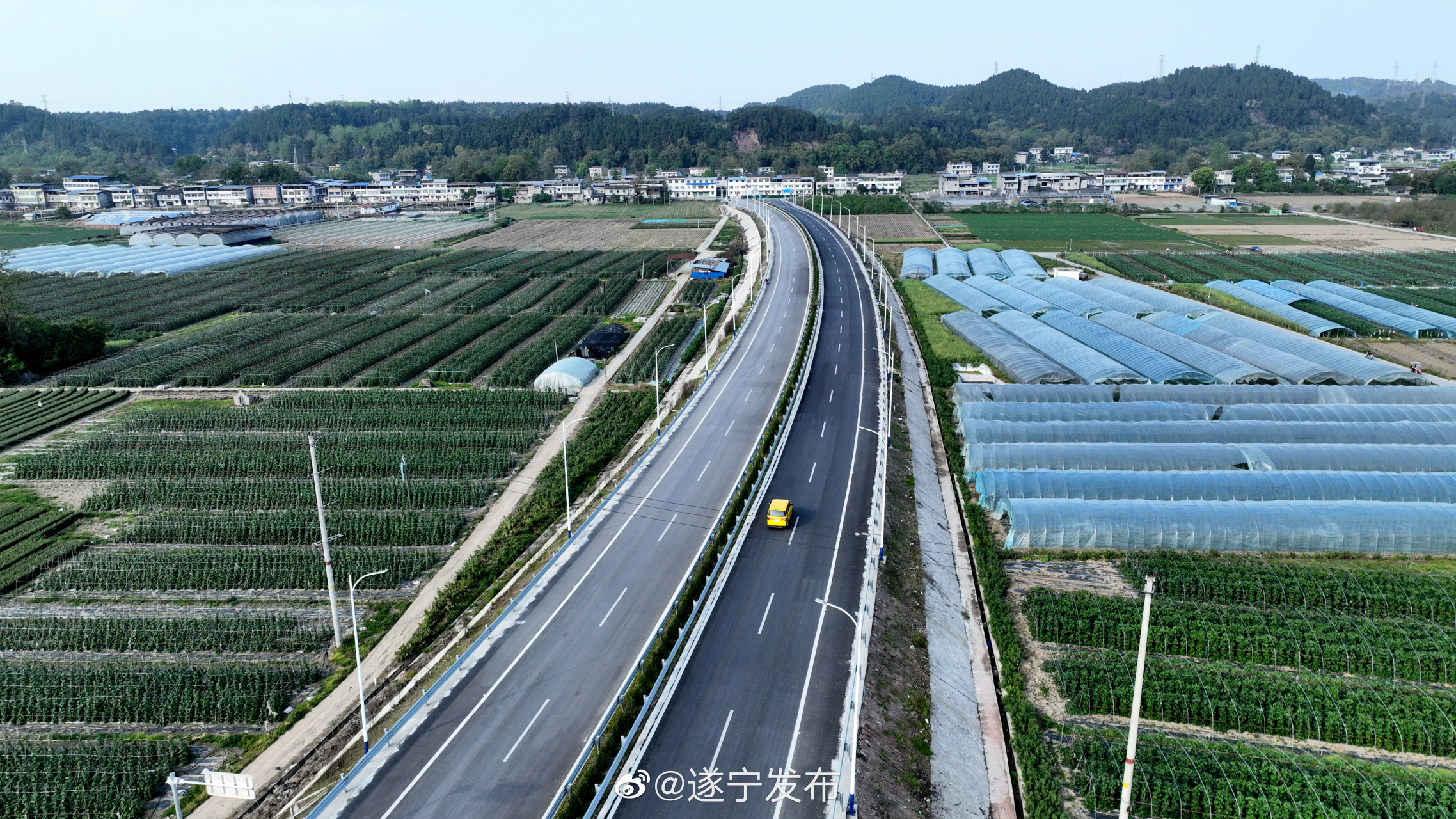 射洪瞿河涪江大橋美如畫】瞿河涪江大橋(青堤渡口渡改公路橋),起於