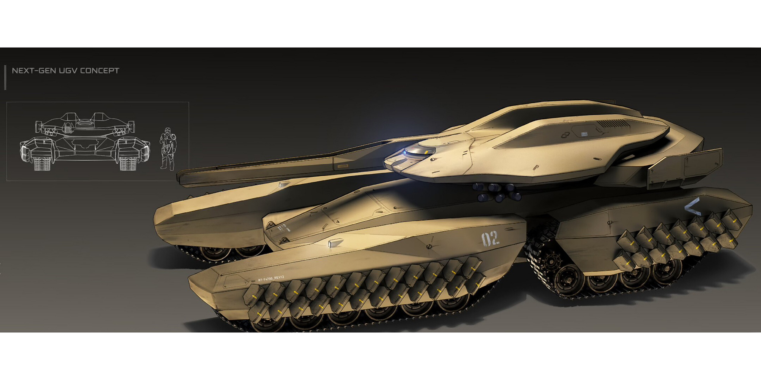 科幻超重型坦克素材【科幻参考】