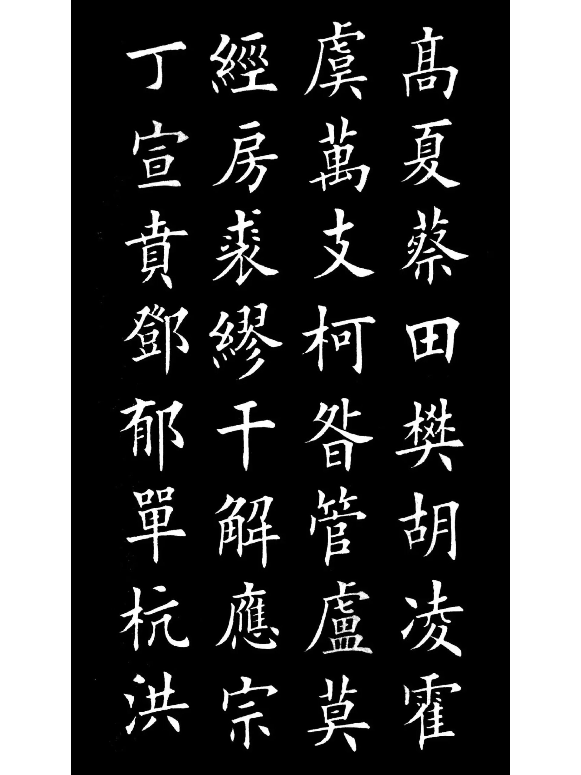 楷书《百家姓》,原来姓氏可以这么美!