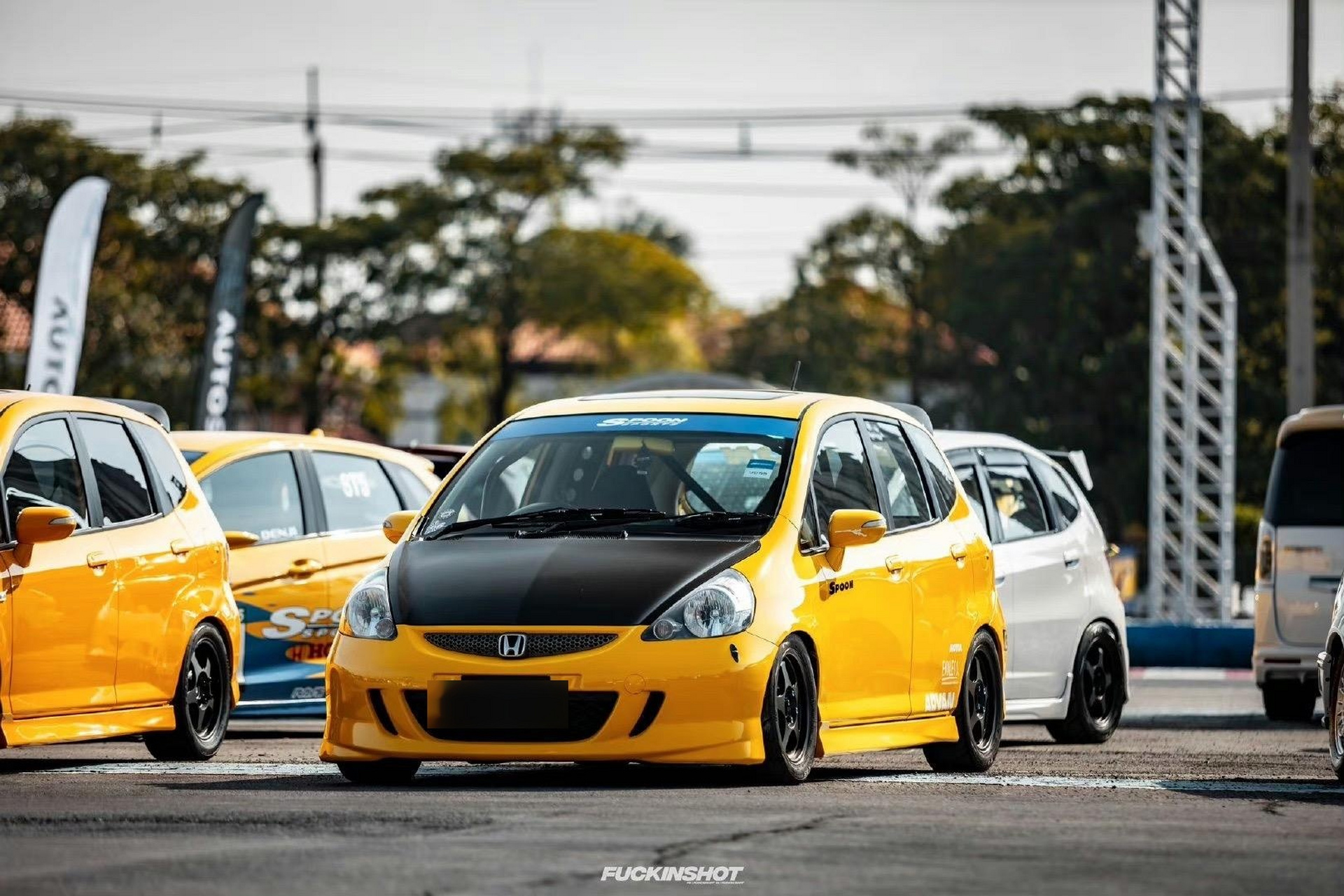 今日改装案例推荐-本田飞度gd390.