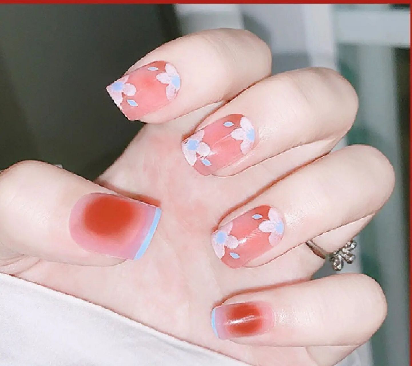 可爱草莓美甲9191总有一款适合你