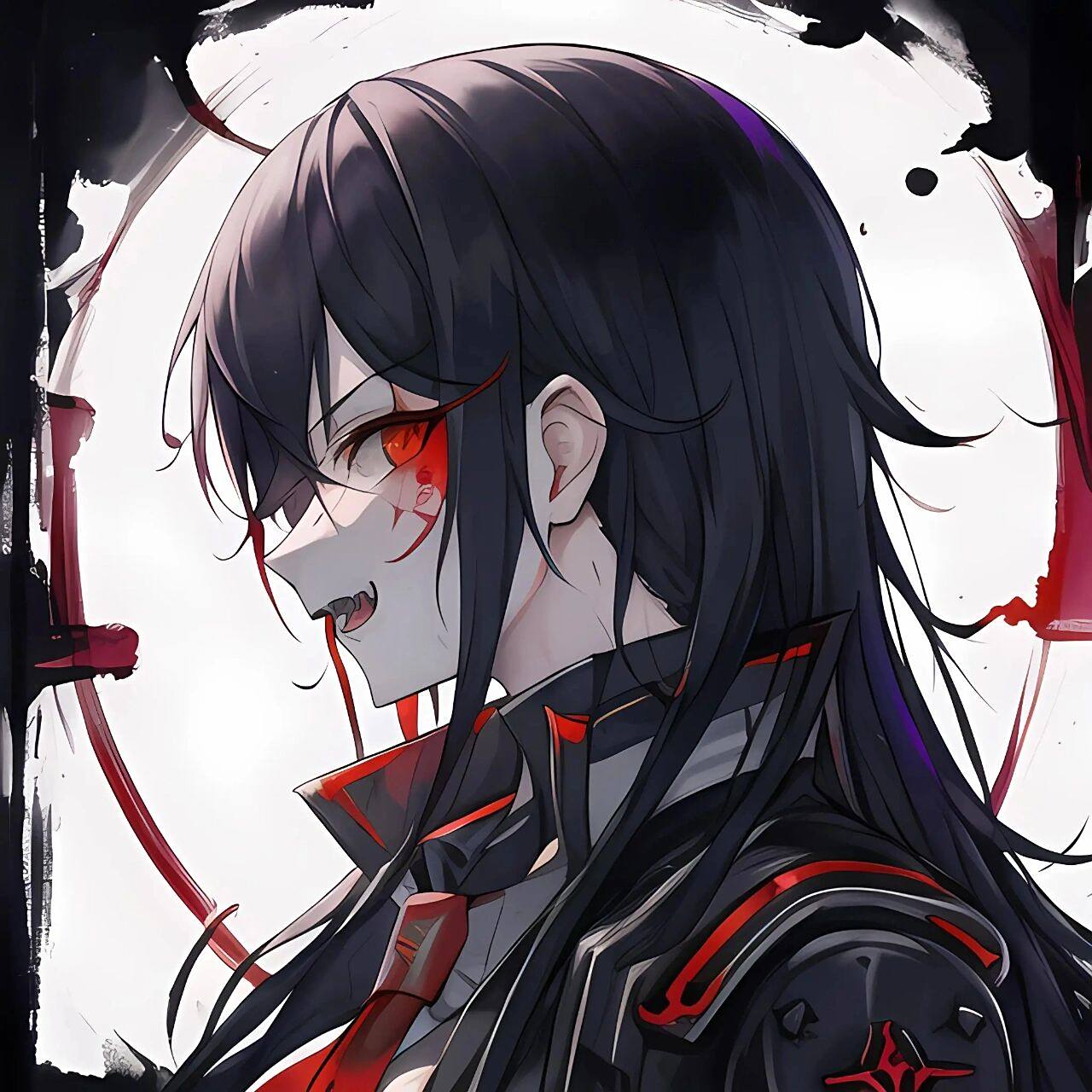 暗黑恶魔风头像 暗黑系,恶魔风,血色,酷酷的头像.关注私信我免费取图