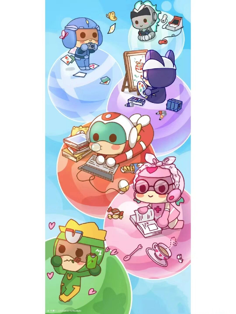 开心超人联盟壁纸 要图吱一声.