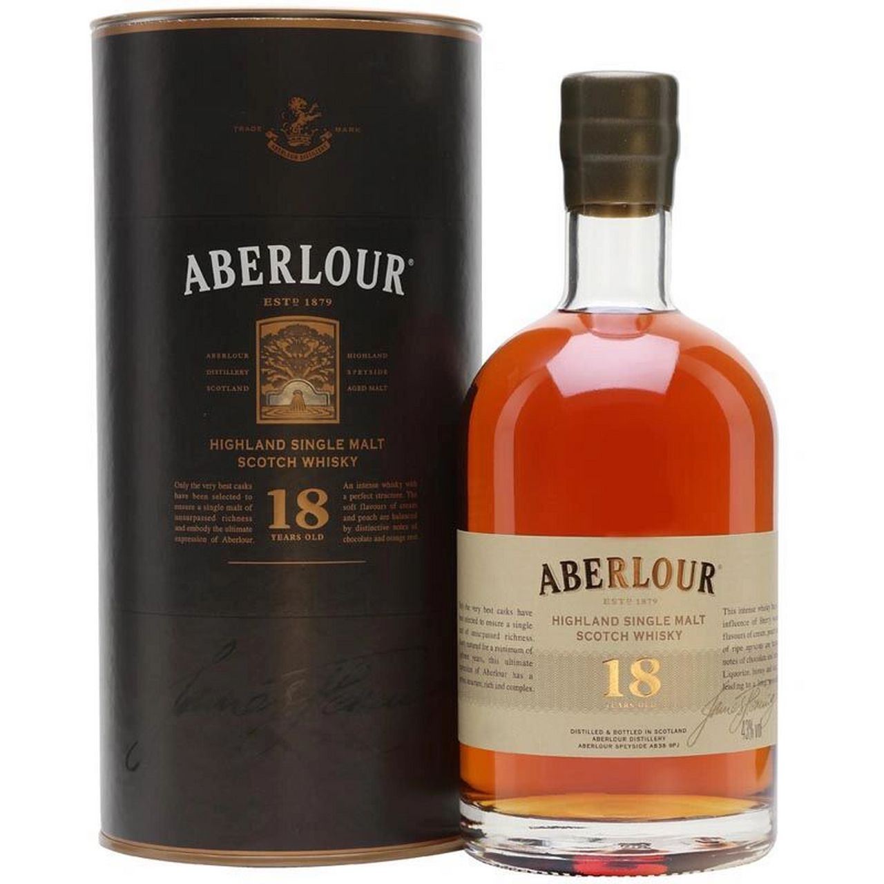 雅伯莱18年双桶单一麦芽苏格兰威士忌 aberlour 18 years old double