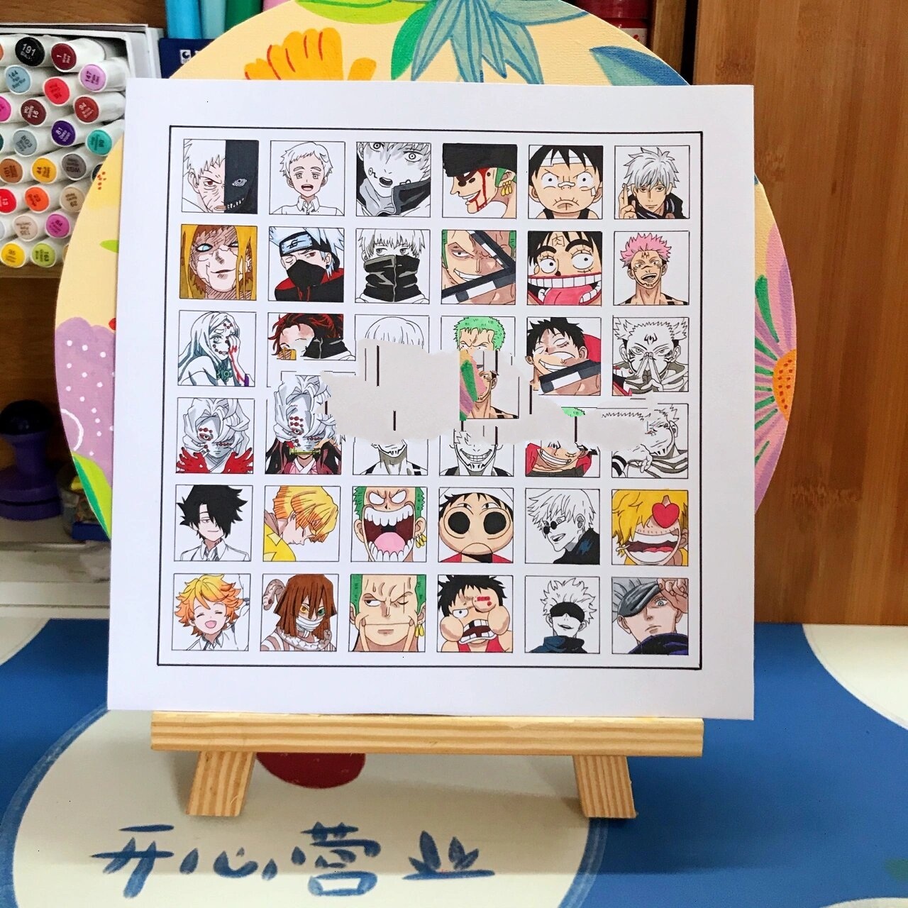 格子画 | 动漫人物大集合彩色版来了!