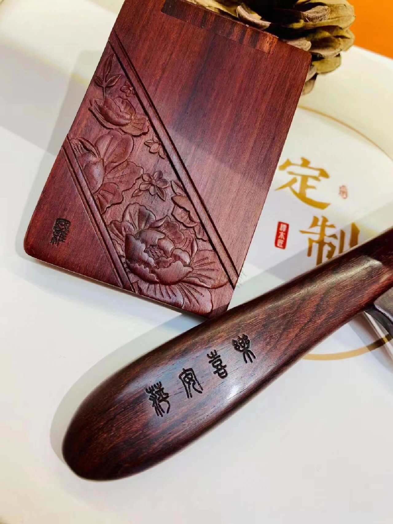 梳子刻字小分享 ⸜✿⸝  ◡̈ ◡̈·💛 不求所有的