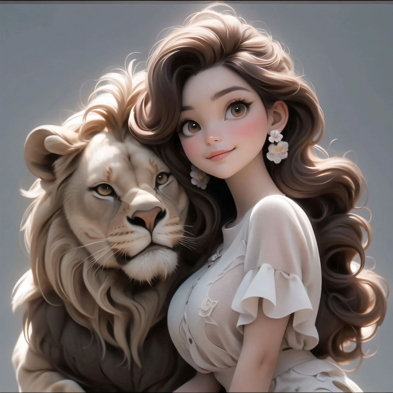 女生头像 十二星座系列之狮子座  狮子和它的迪士尼公主