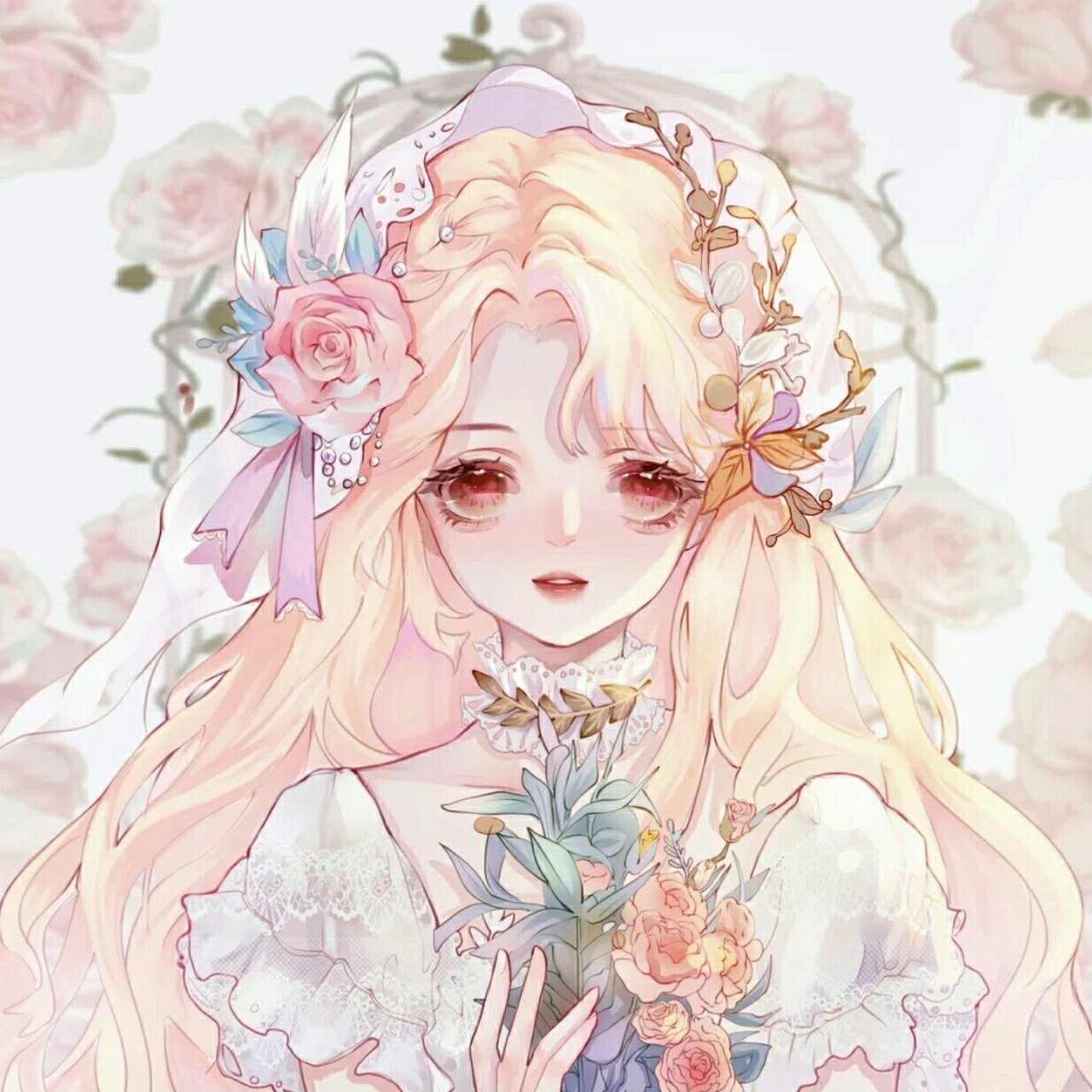 女生头像丨22 仙气动漫女头!