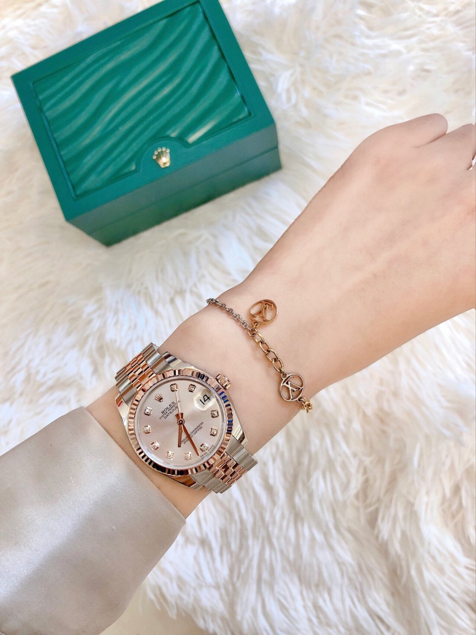 一折入手6015劳力士rolex 日志腕表 最开始其实想买一块大表盘的