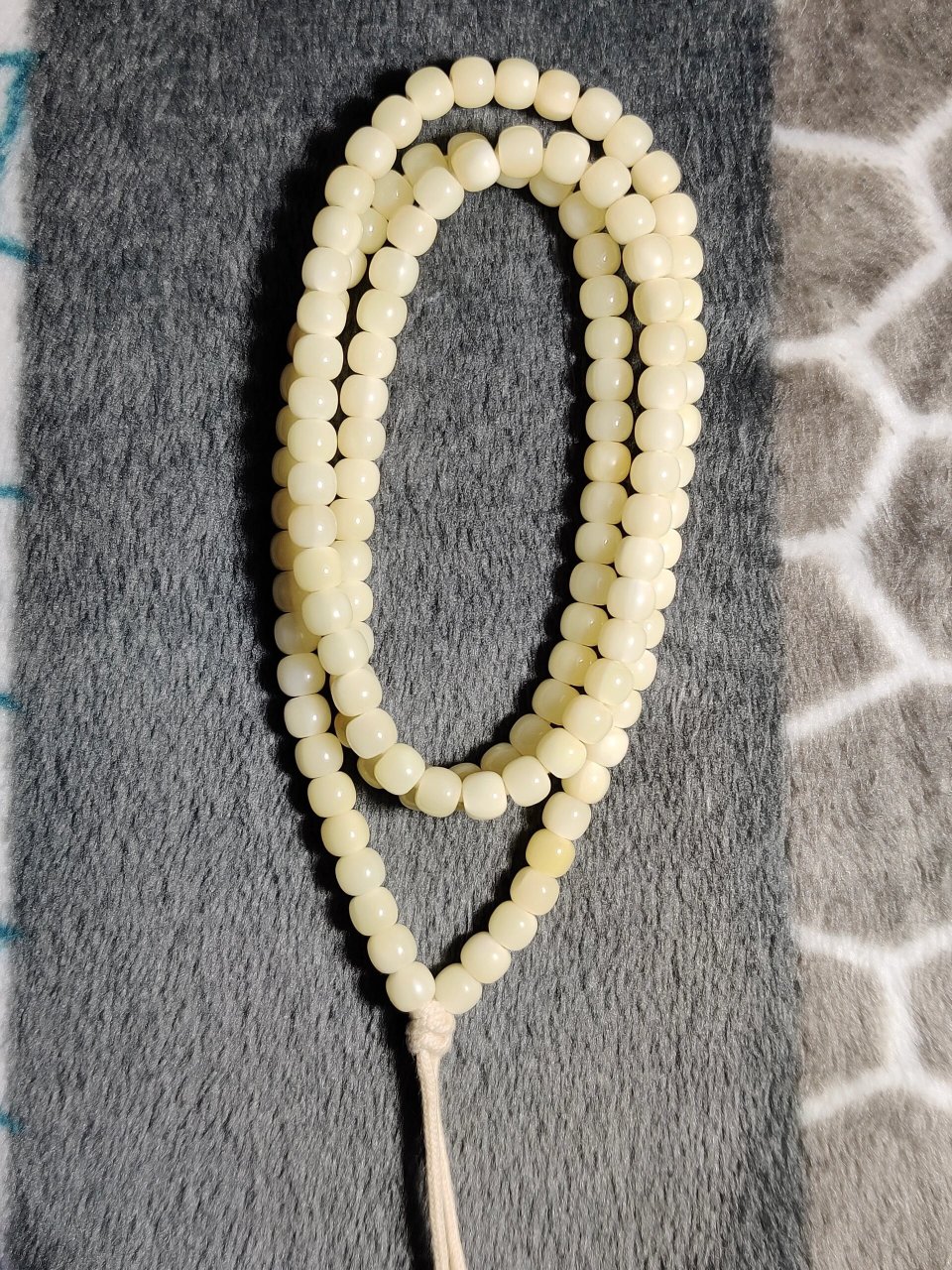 透透的野猪97牙牙 小tips:猪牙手串用的是人工养殖的野猪的獠牙做的