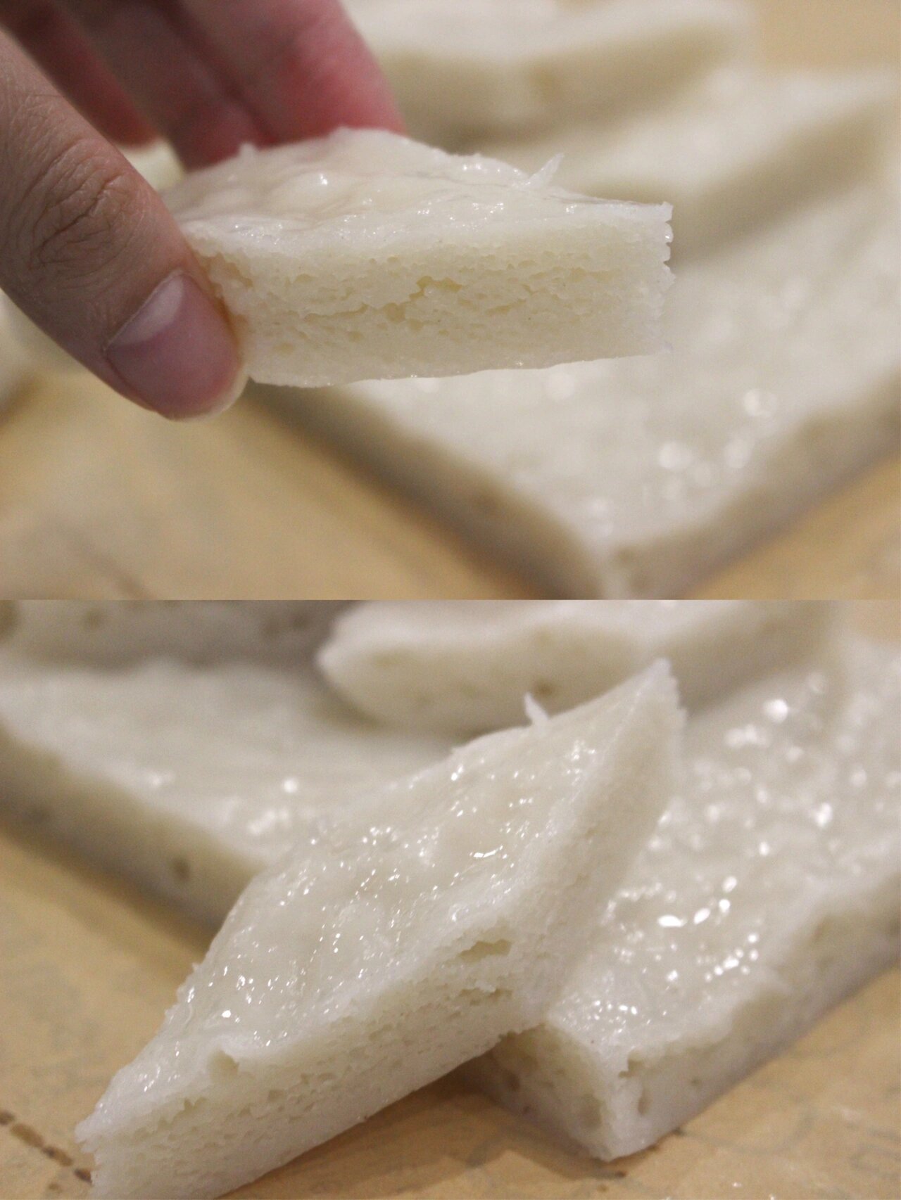 跟前面一篇的马拉糕的做法有点相似 有人说是伦教糕,有人说是白糖糕