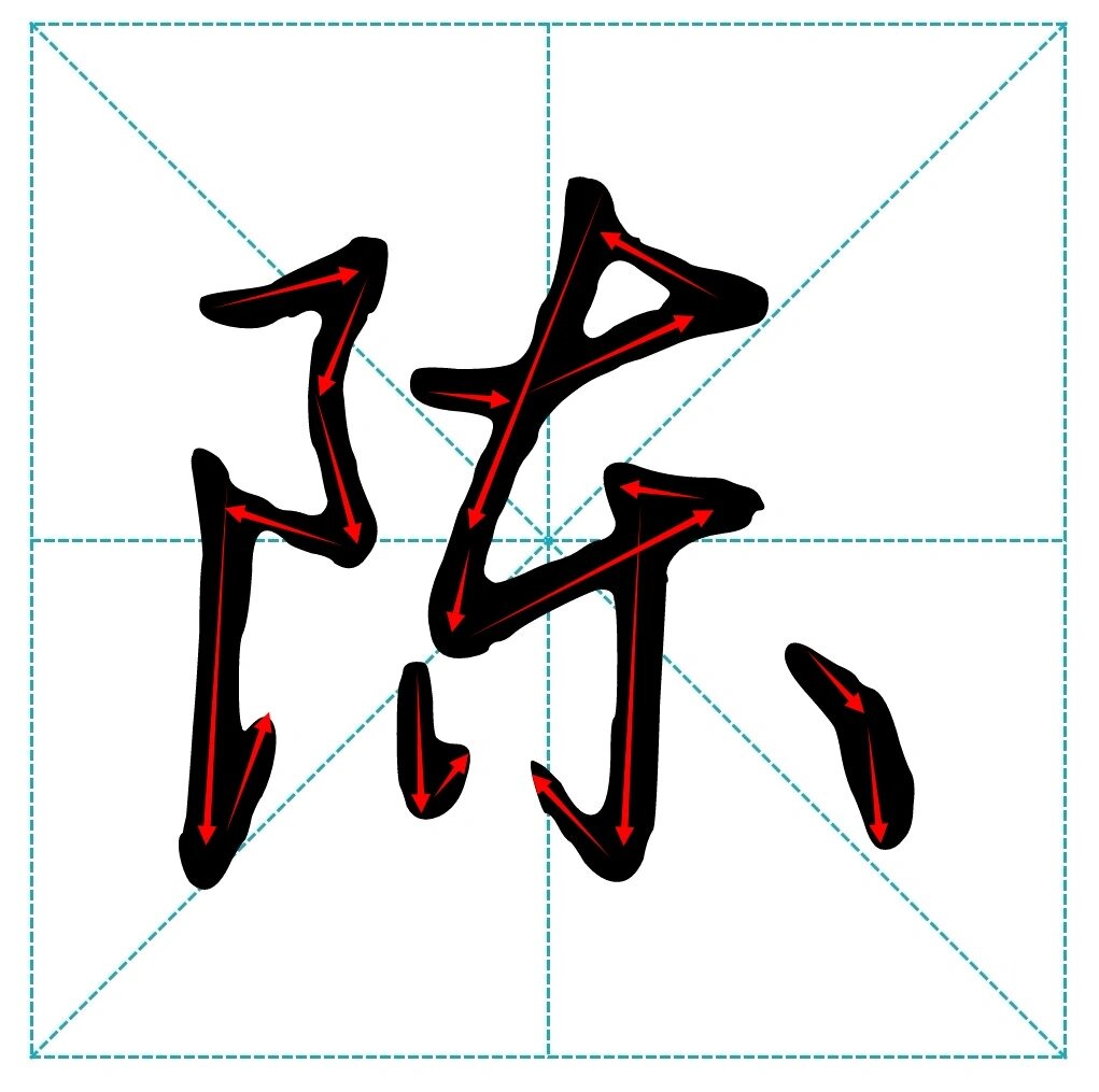 行楷和楷书"陈"字怎么写@疯狂艾叁的动态
