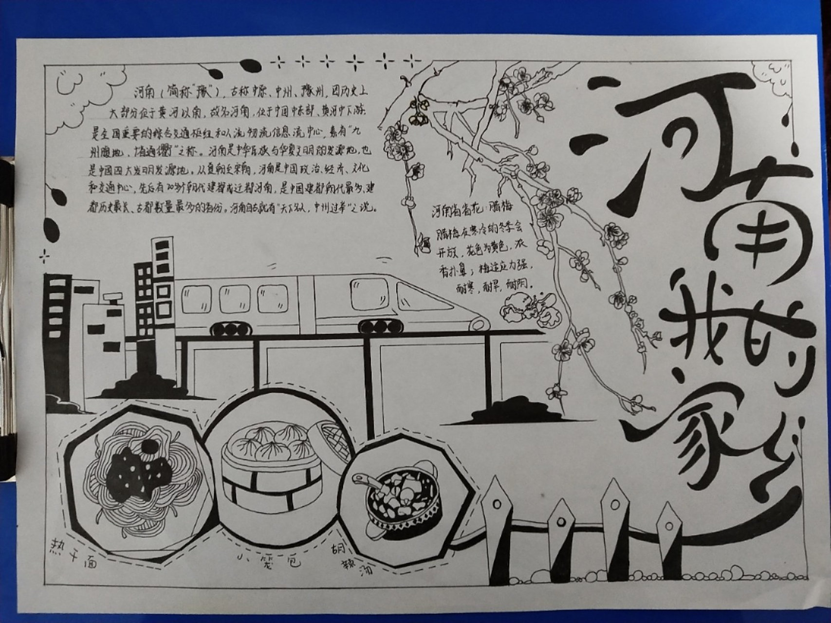河南我的家乡手抄报 这次绝对清晰