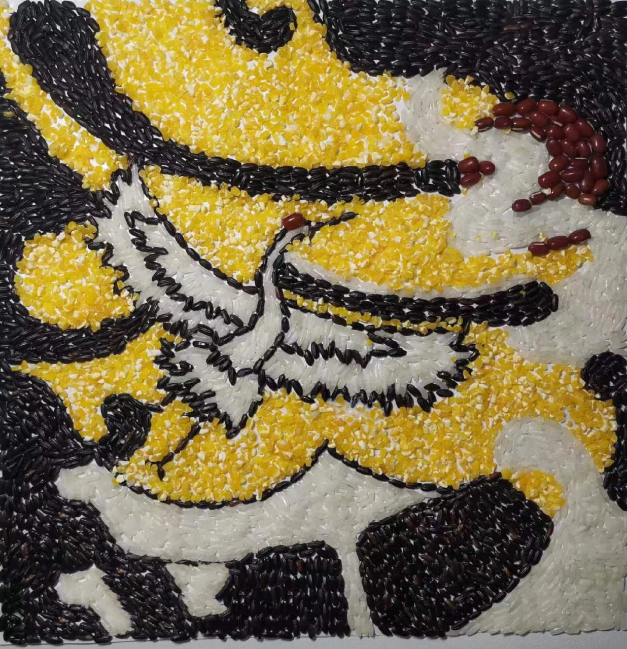 豆子粘贴画 原图在