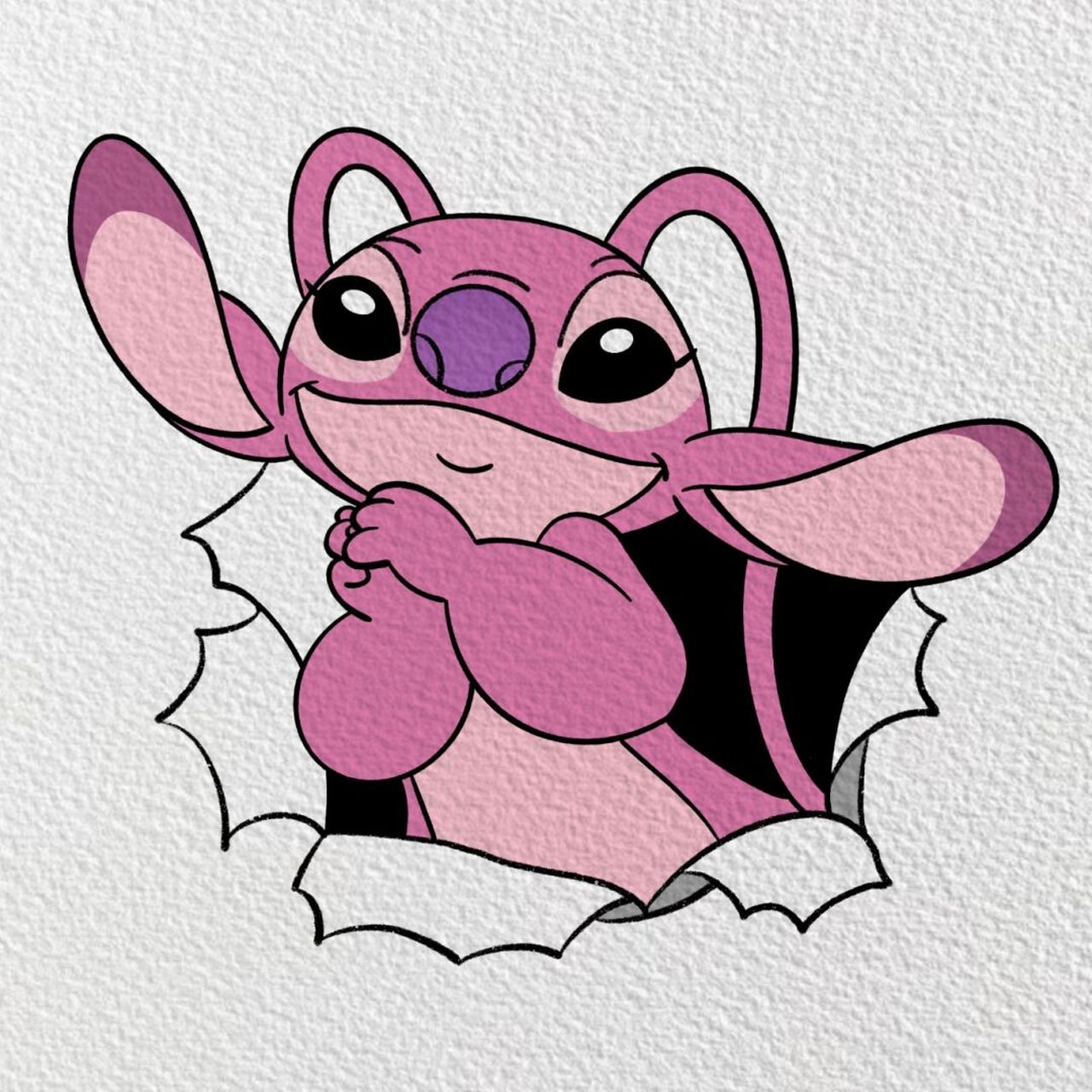 简笔画|【安琪】(附过程) 98 98 98 【用具】 44procreate