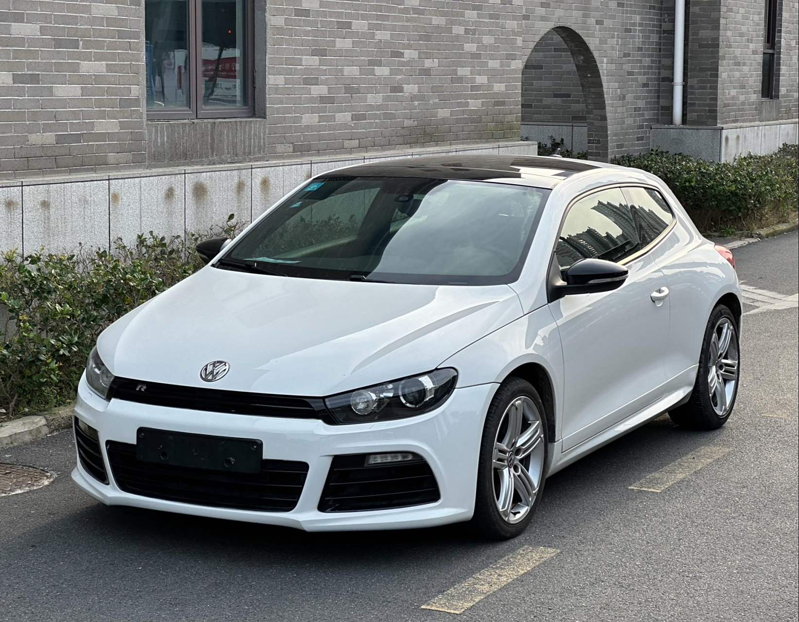 最美大众小钢炮,蓝针大众尚酷r.