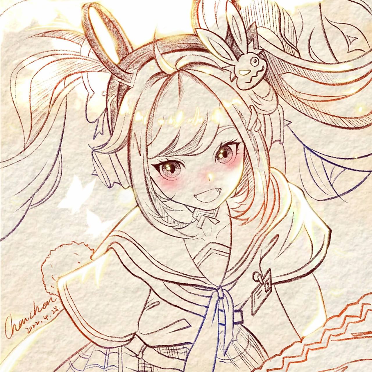 教你画王者荣耀人物—安琪拉(附过程图) 生命就像人家的玩偶,修修补补