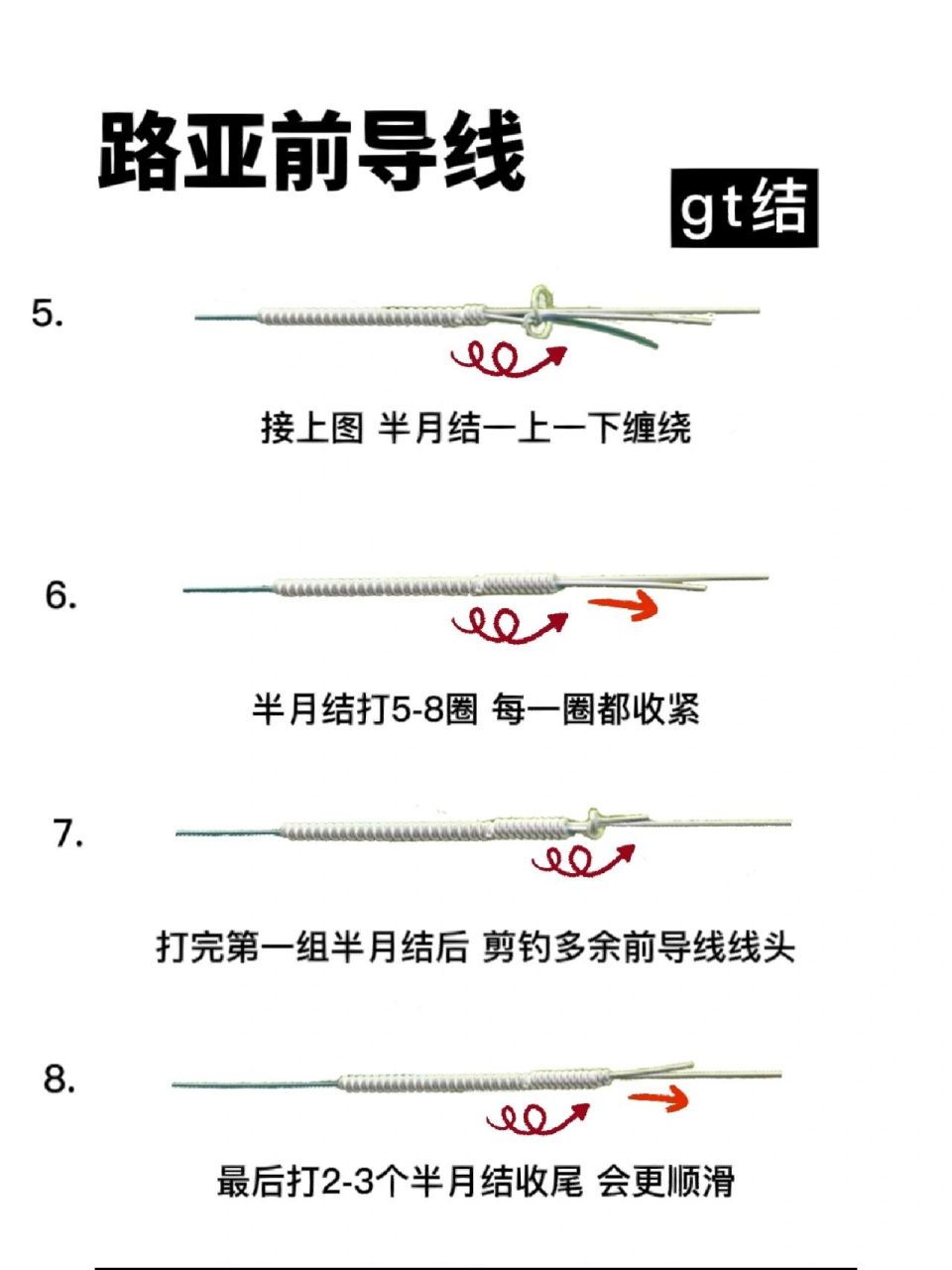 路亚新手指南 | 最牢固的前导线结 三种路亚线结的介绍 顺滑牢固,公认