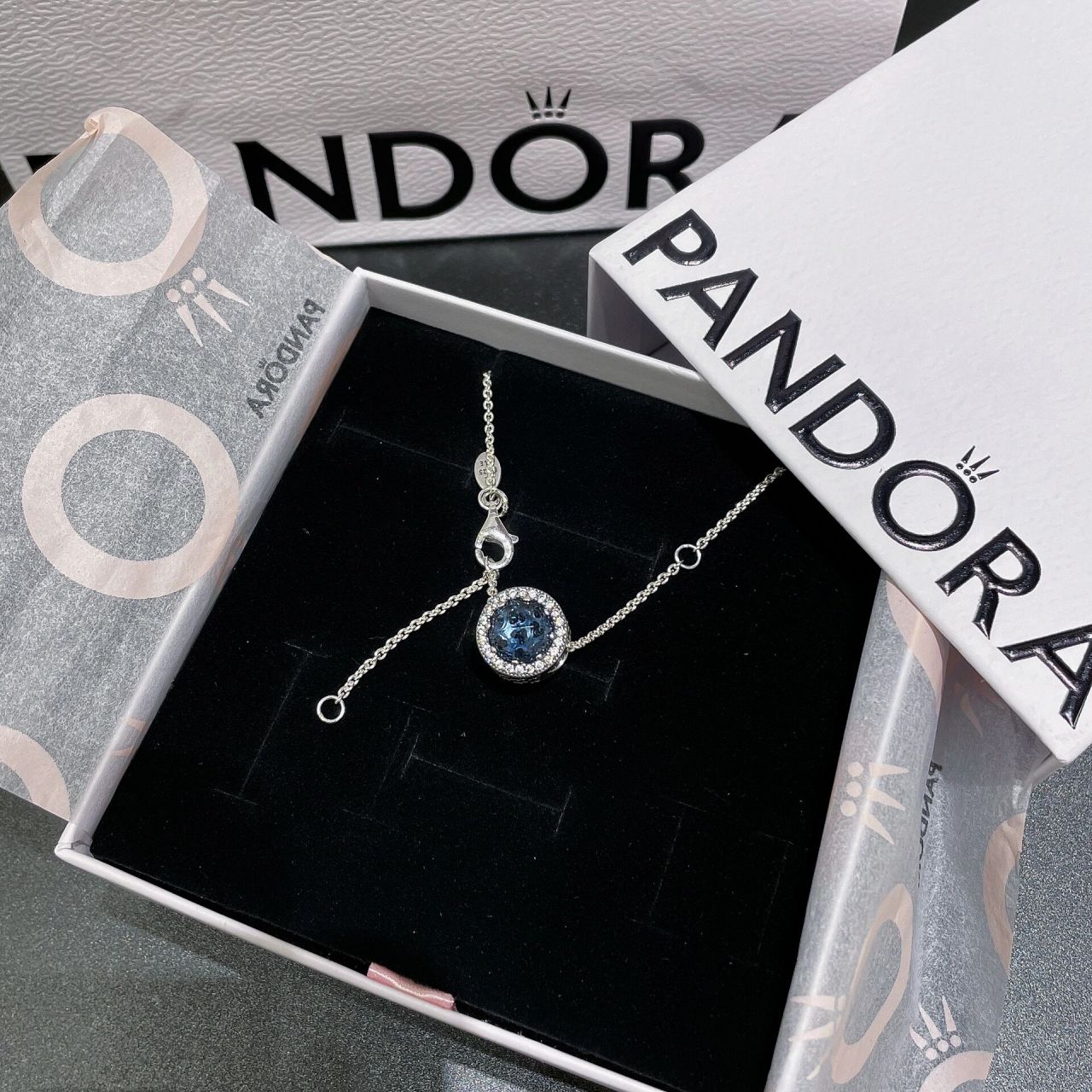 pandora潘多拉 海洋之心项链 双十一还在纠结买什么?不用犹豫!