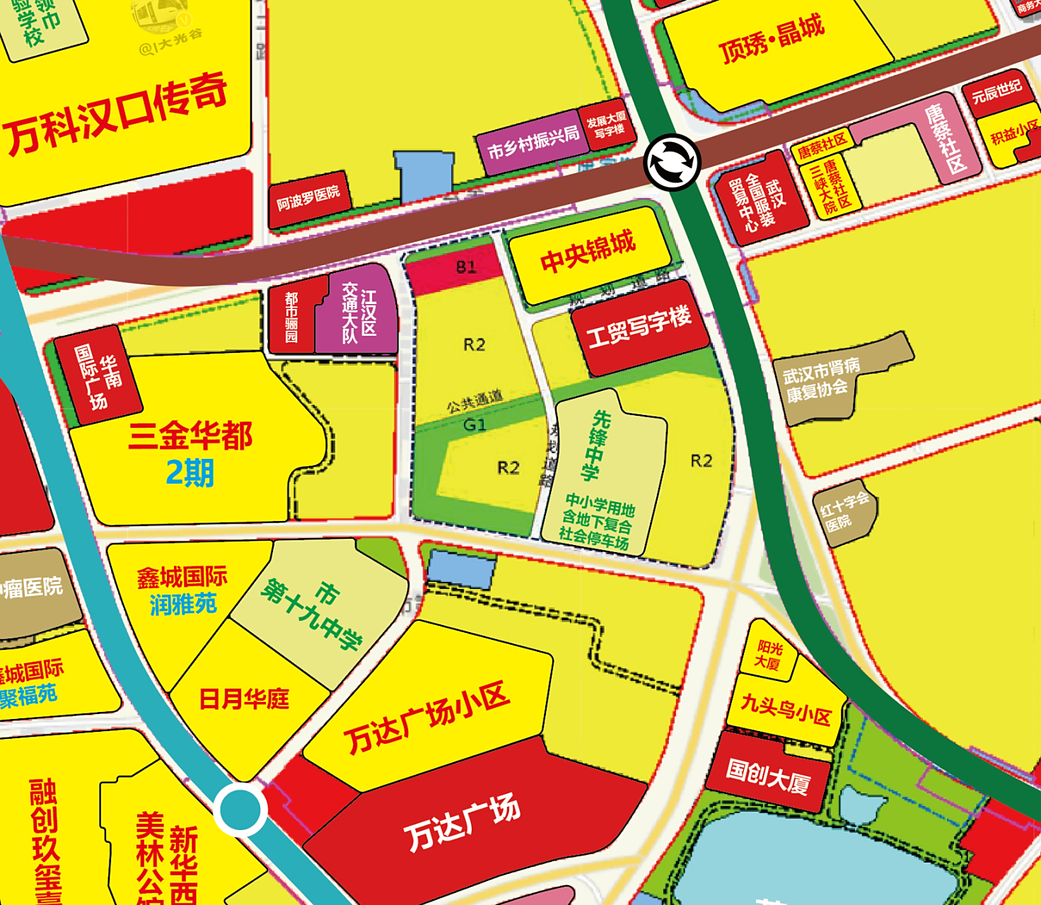 江汉区 | 新华西路四期地块规划调整 5月13日,市自然资源和规划局发布