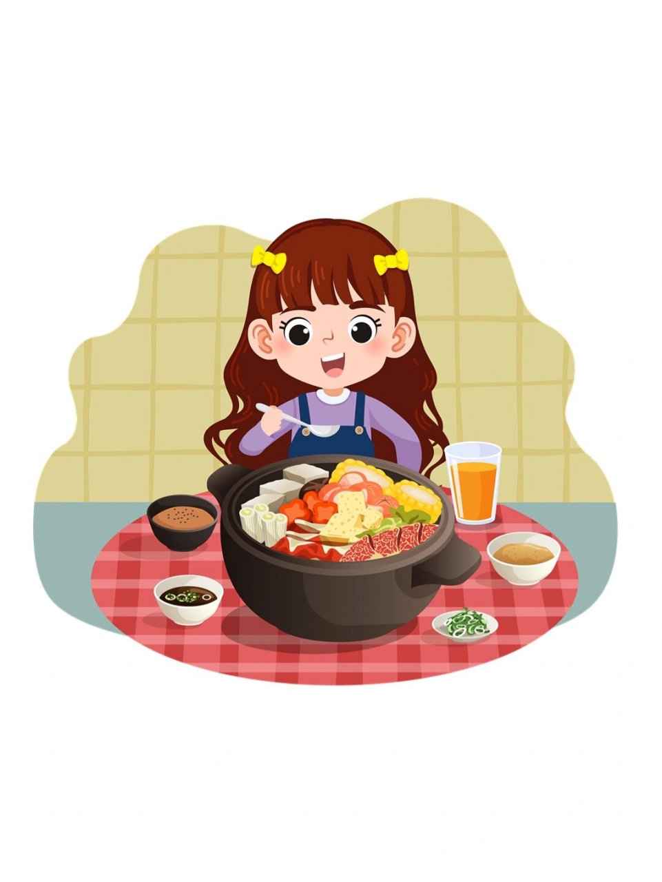 口袋今天要分享的是免抠元素美食卡通人物素材,让你的设计更加生动有