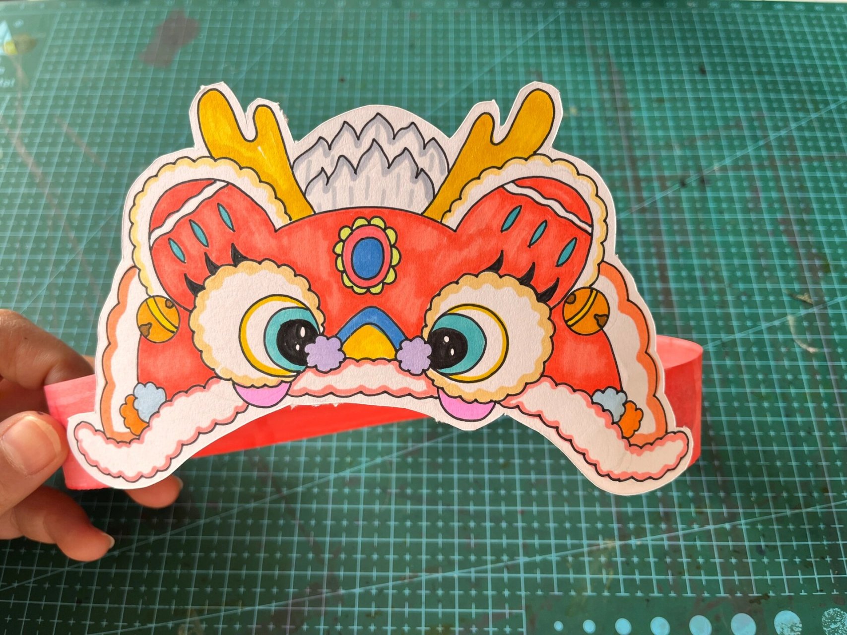 龙年头饰手工制作 龙年头饰手工制作可打印,龙年头饰手工,男女宝通用