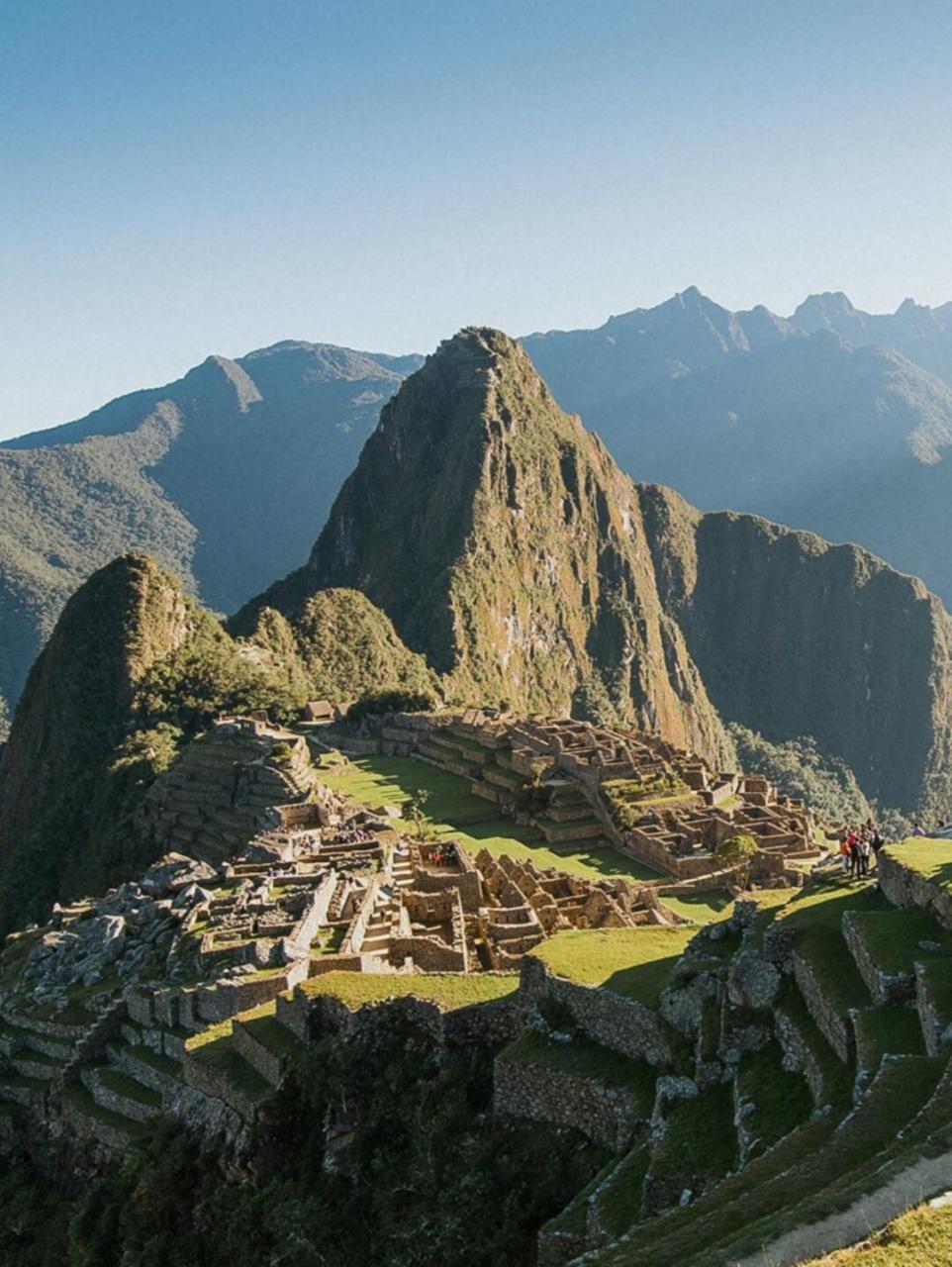 秘鲁马丘比丘,一座失落的印加古城,坐落在秘鲁安第斯山脉之.