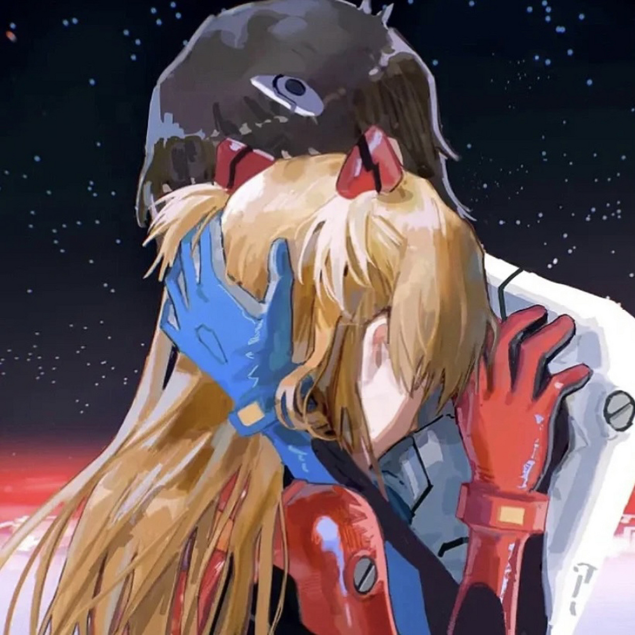 the end of lcl 不管是nge 里25-26里真嗣幻想补完的世界,明日香是他