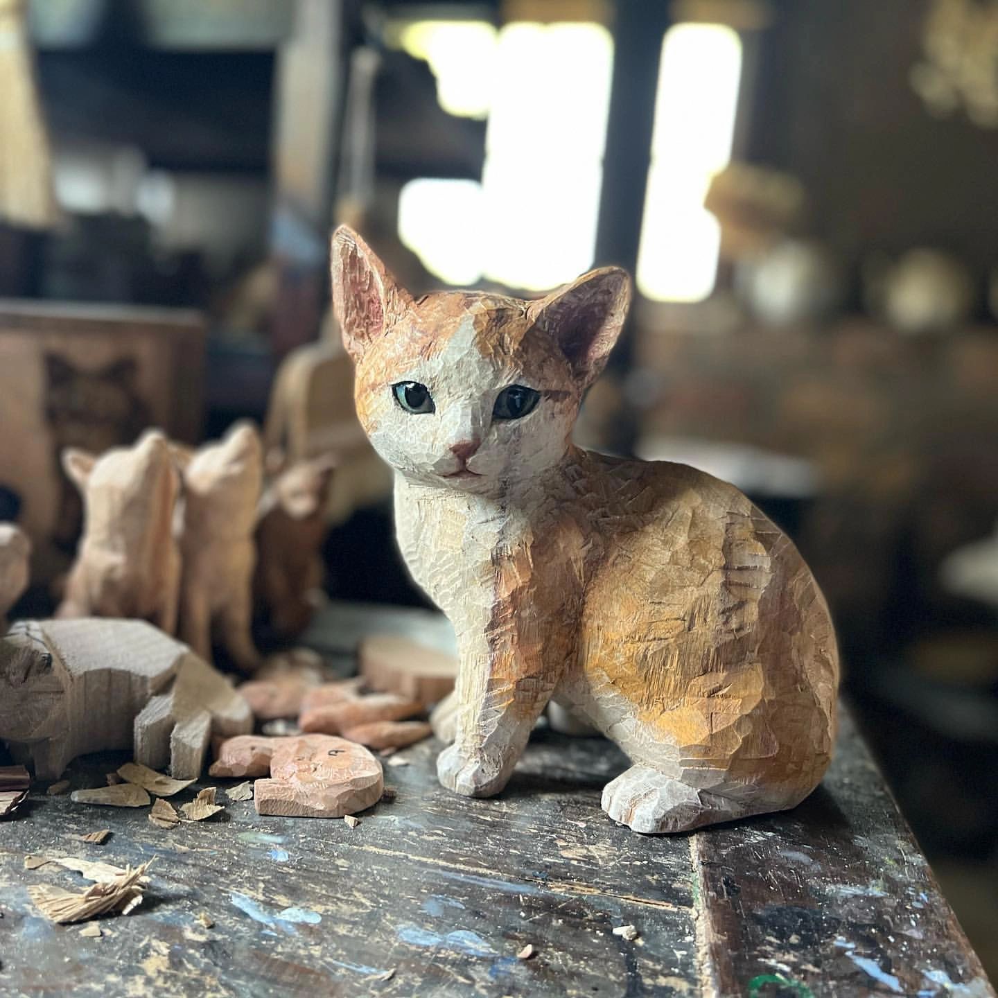 明明只是木雕作品 却让人看了心头一震 艺术家 mio hashimoto 木雕