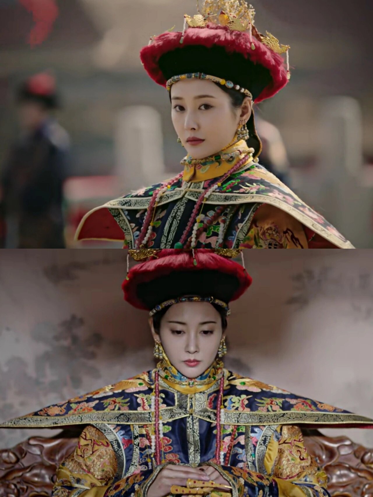 如懿传—各嫔妃朝服 魏嬿婉,金玉妍,海兰,绿筠, 是如懿封后大典时穿的