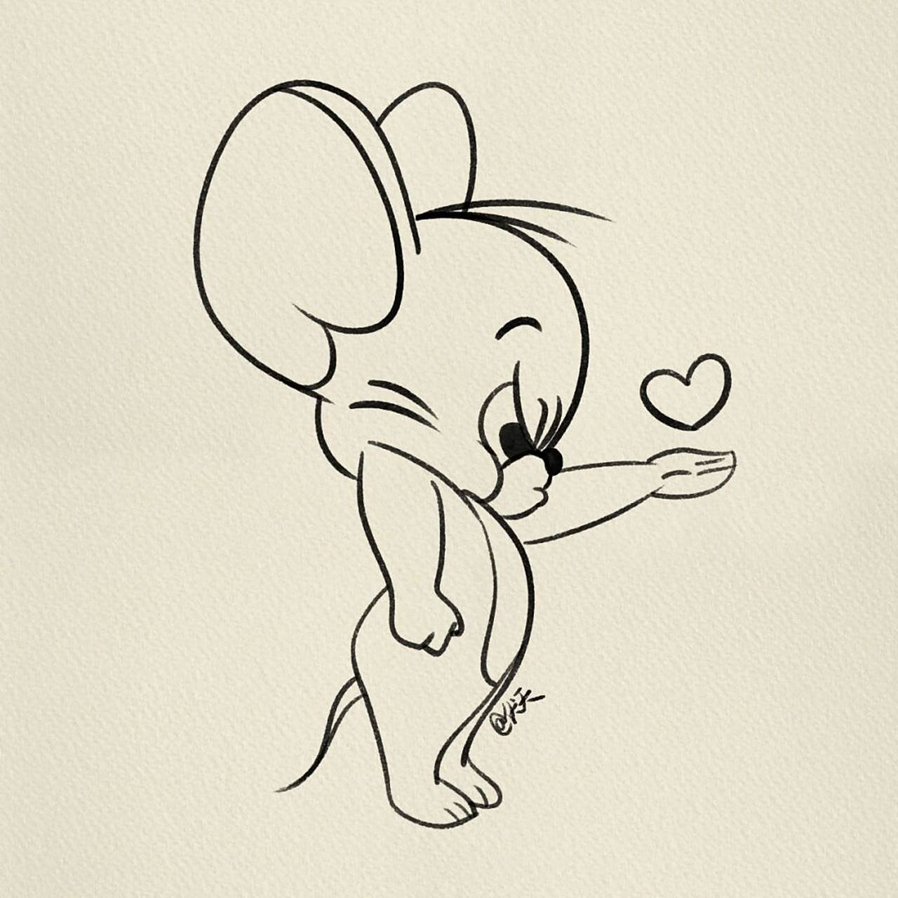 简笔画# #儿童简笔画# #画个简笔画# #猫和老鼠# #画画# #临