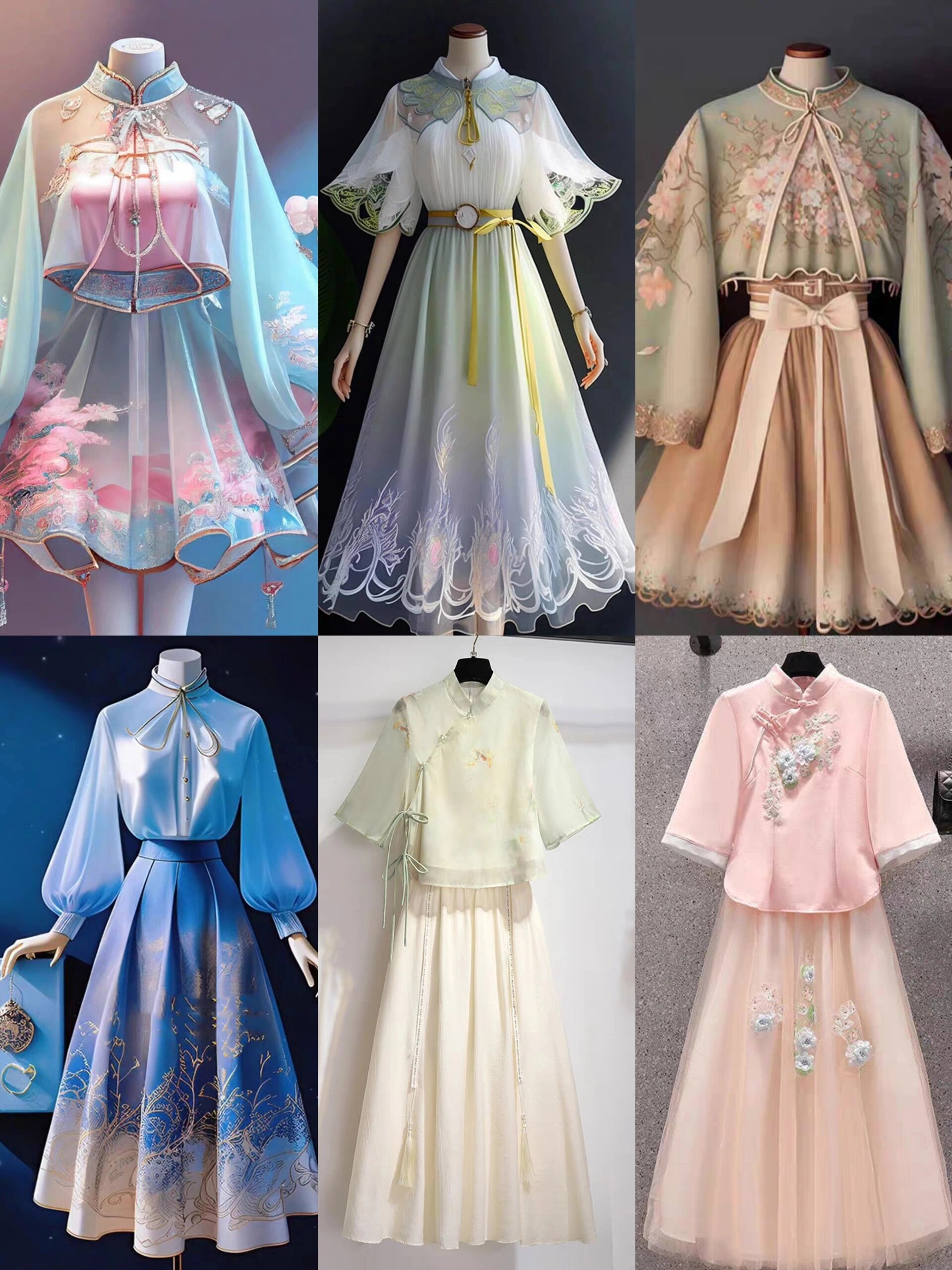 古风长裙汉服就是这么美