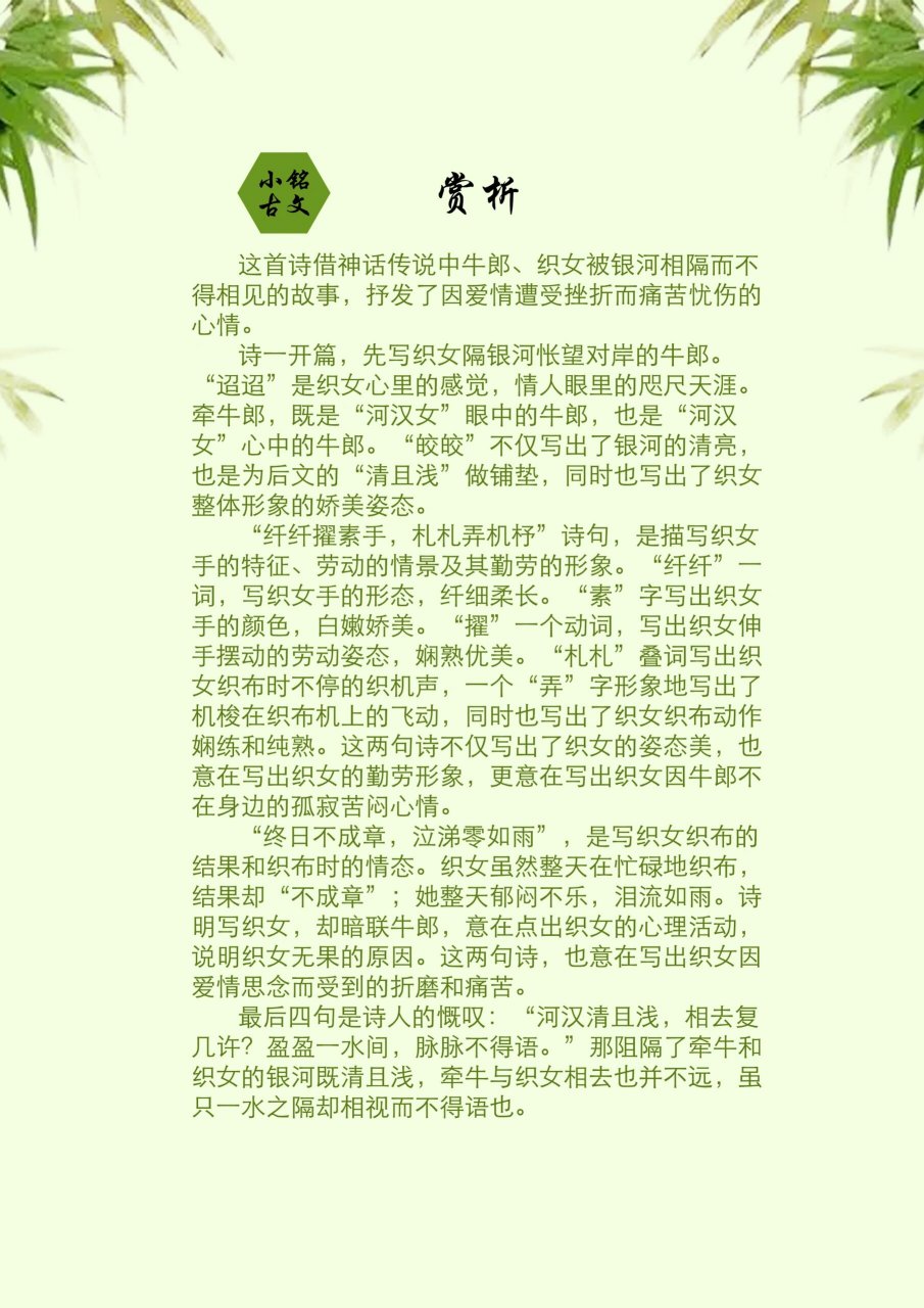 迢迢牵牛星的作者简介图片