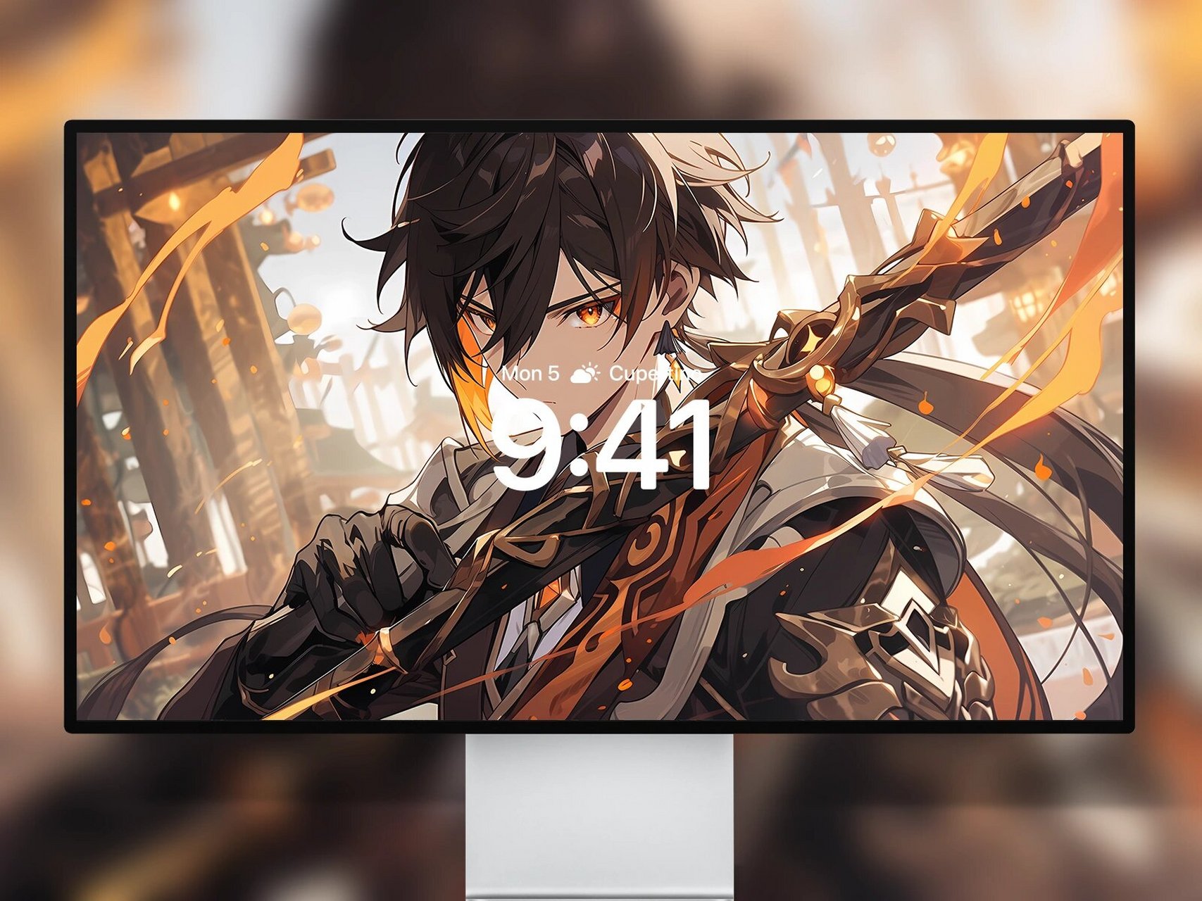 4k电脑壁纸 | 原神系列之岩神摩拉克斯钟离  	 原神系列之岩神摩拉克