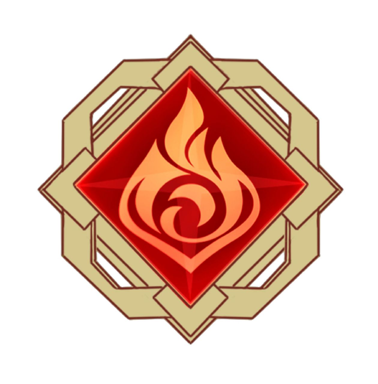 【原神素材】璃月火系神之眼分享 神之眼素材在p2,png透明底格式请