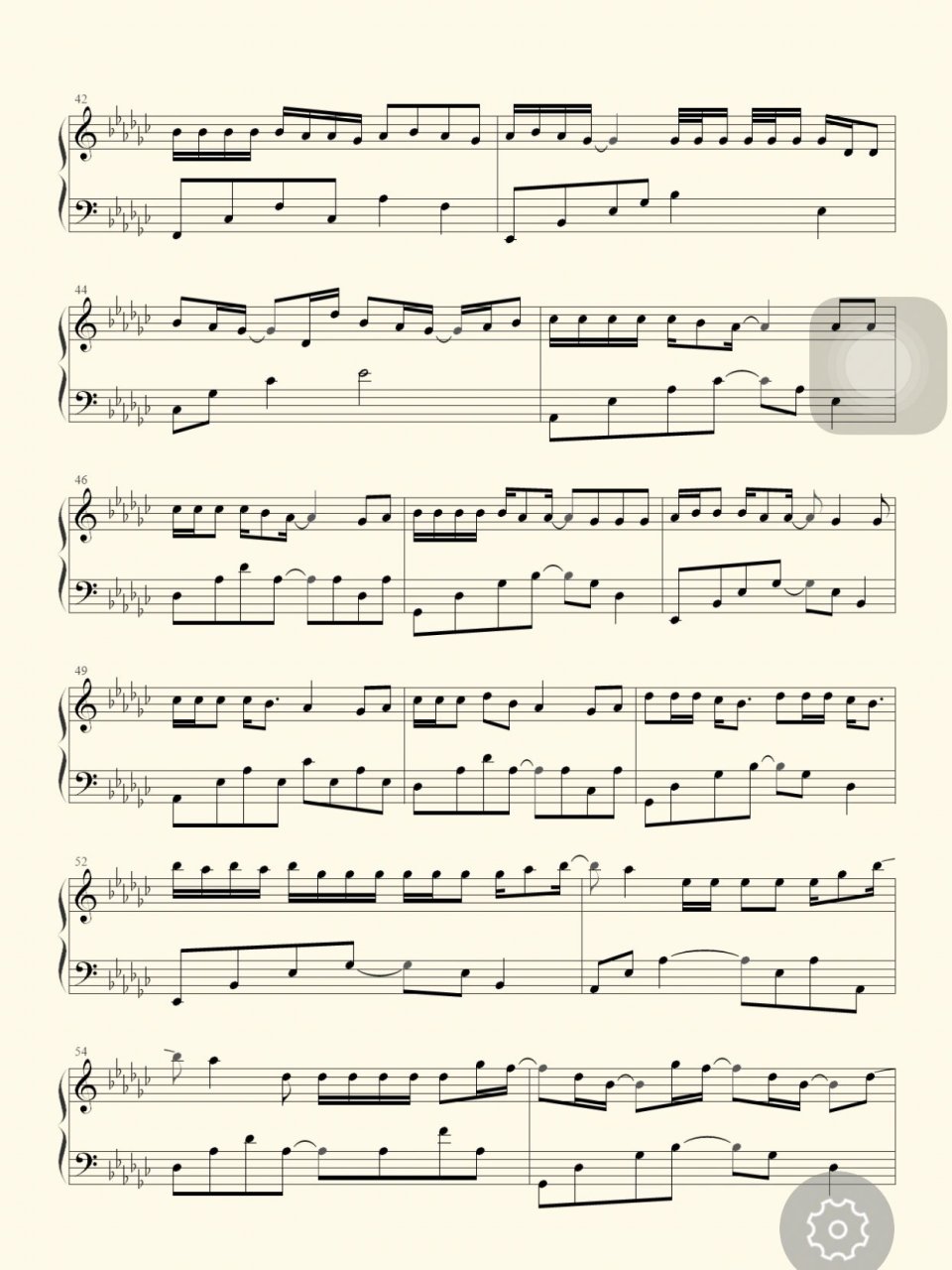 rose(朴彩英)的《gone》钢琴谱